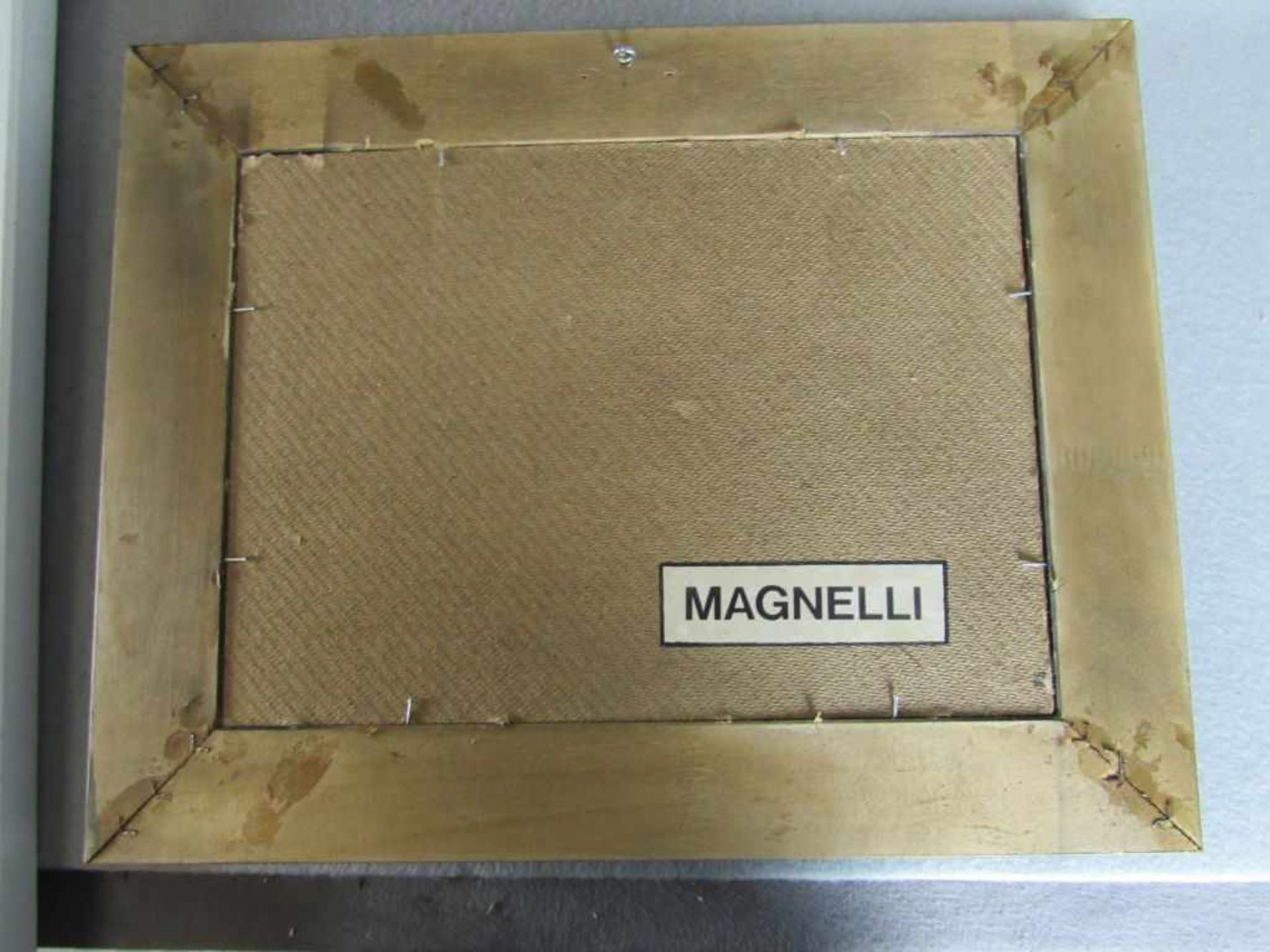 zeichnung mischtechnik bezeichnet magnelli ca. 30 cmx 20cm mit rahmen ca. 48x38 cm - Image 3 of 3