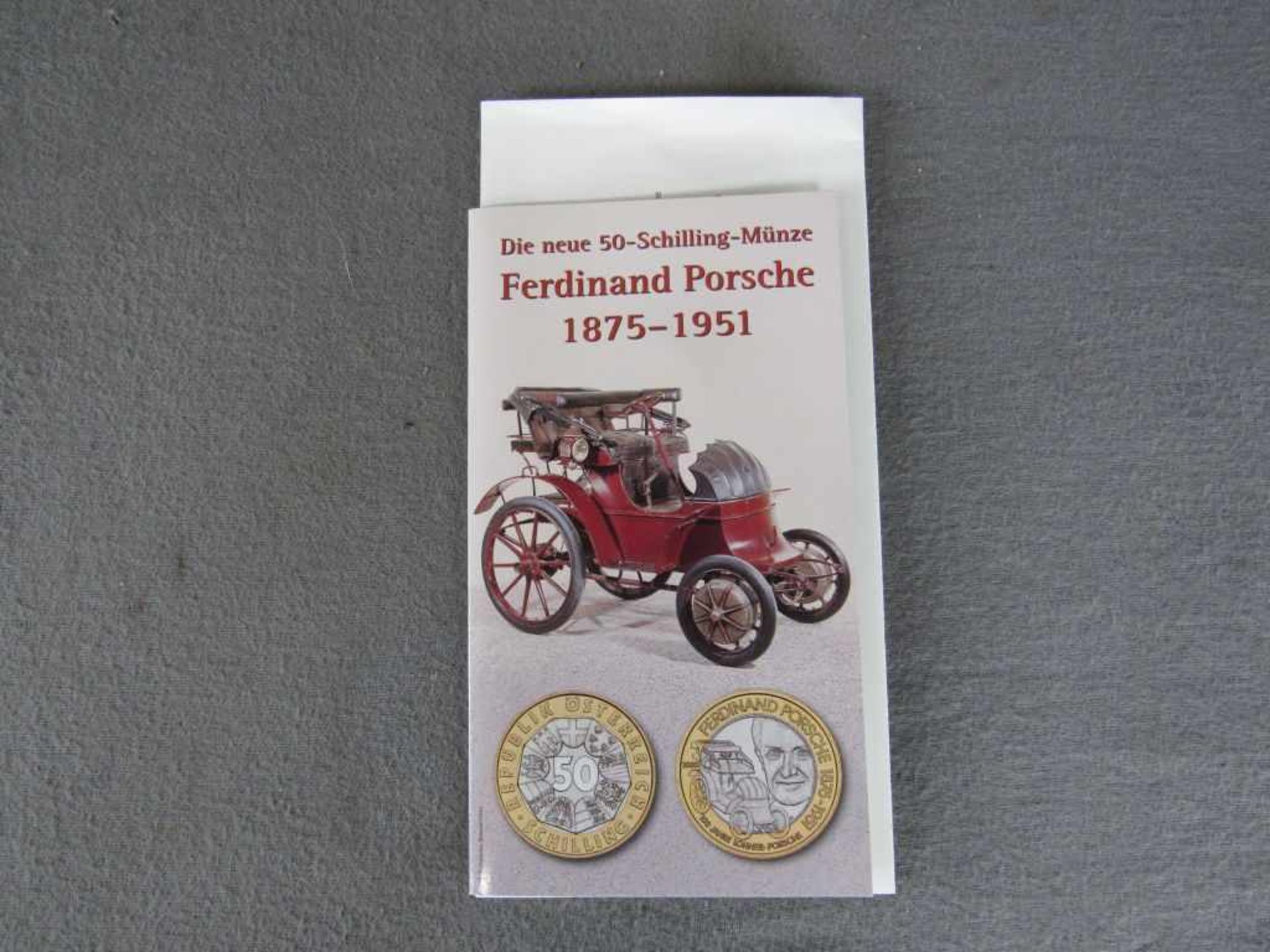 Münze für Mitarbeiter Ferdinand Porsche Silber