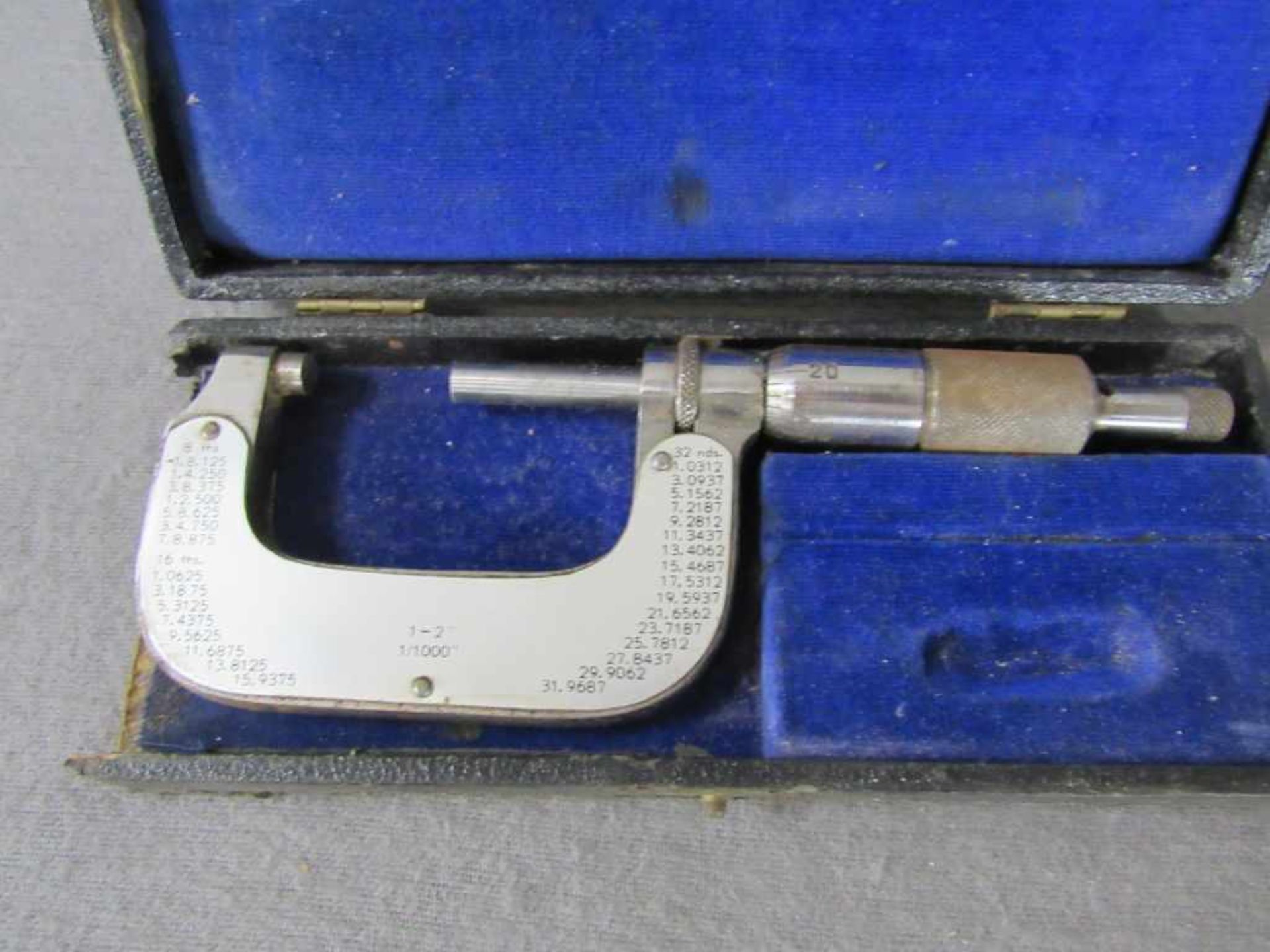 2 antike Messschrauben Mikrometerschrauben in Schatulle - Image 2 of 3