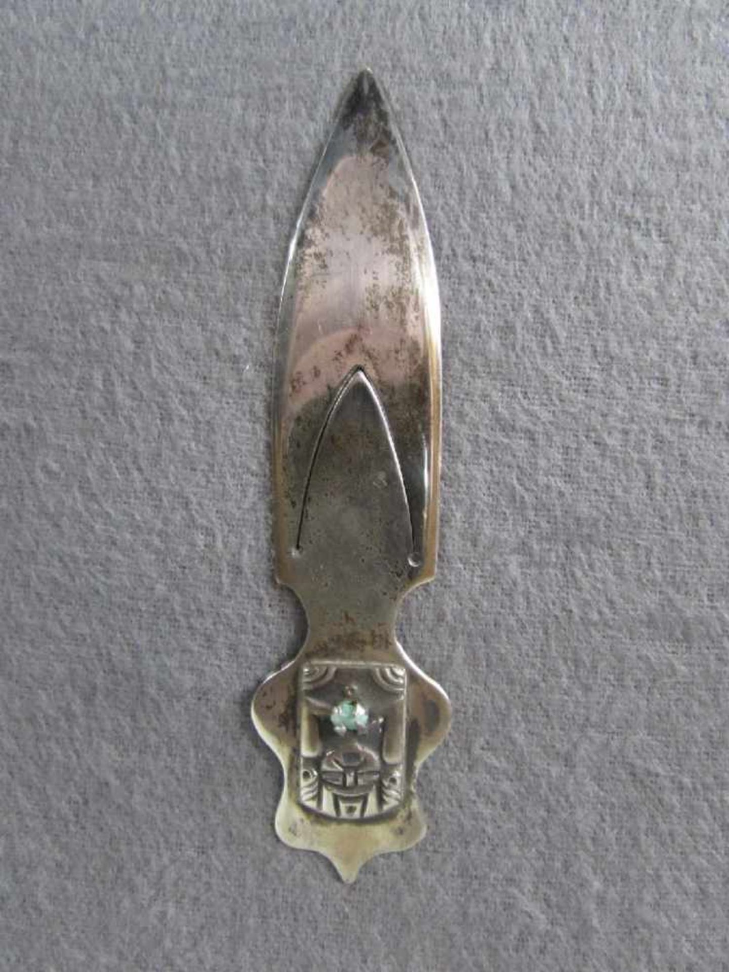 Brieföffner und lesezeichen 800er Silber 11 cm