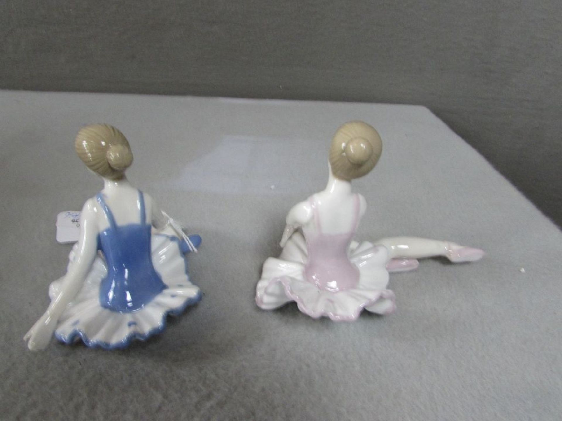 2 Porzellanfiguren Ballerinas höhe 10 cm - Bild 2 aus 3