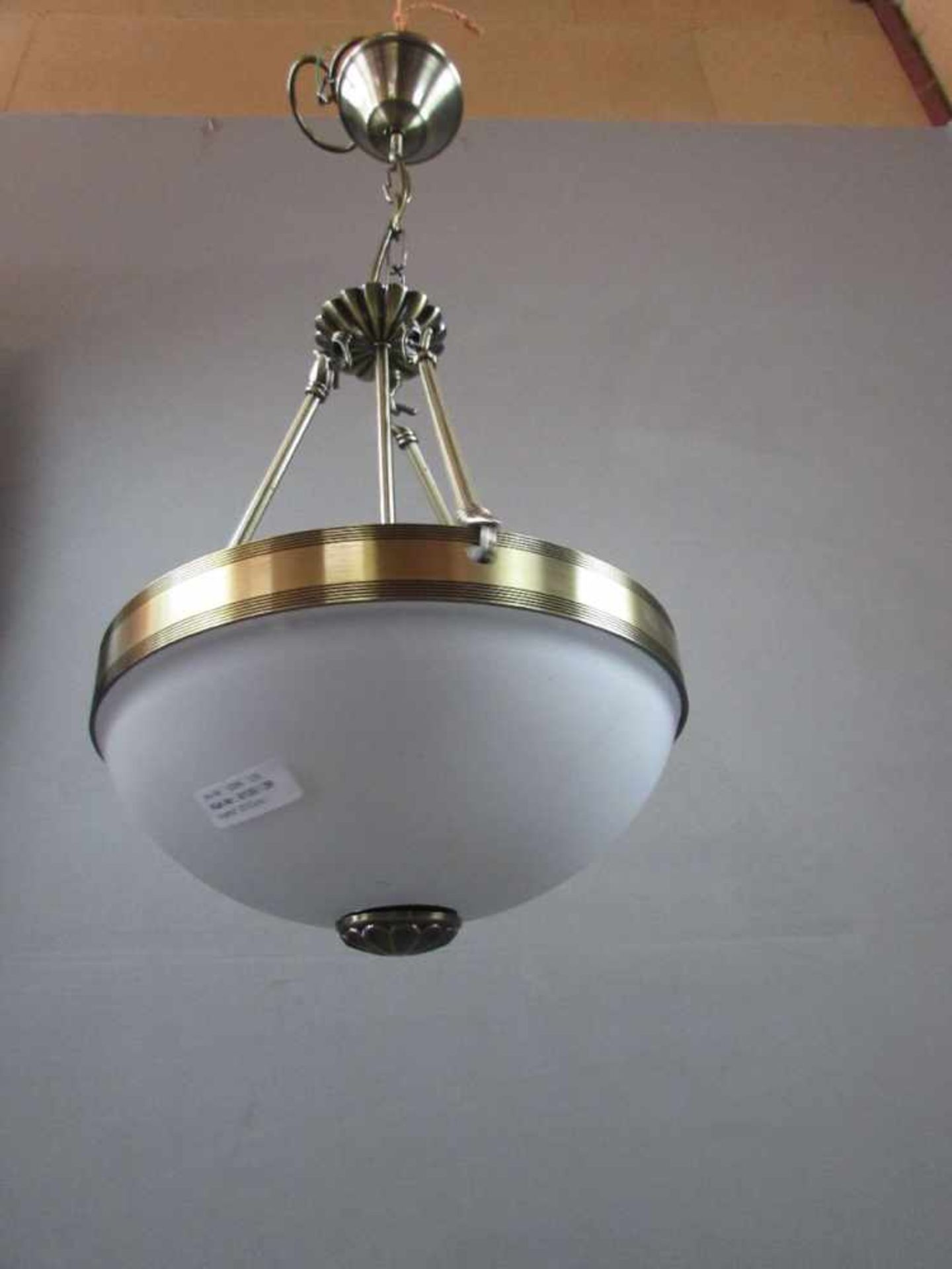 Deckenlampe Metall-Glas durchmesser 32 cm - Bild 2 aus 2