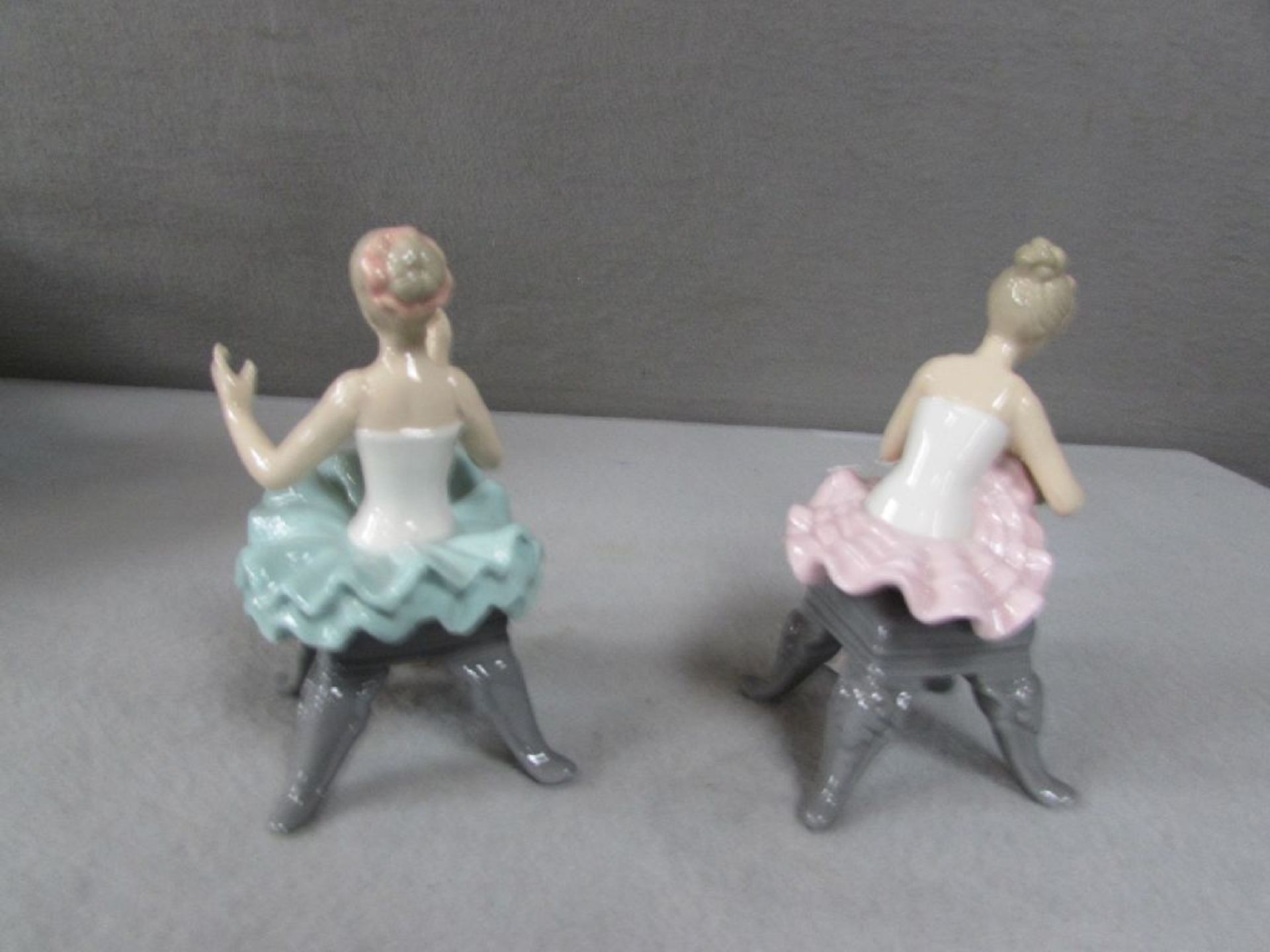 2 Porzellanfiguren Ballerinas Höhe 16cm - Bild 2 aus 2