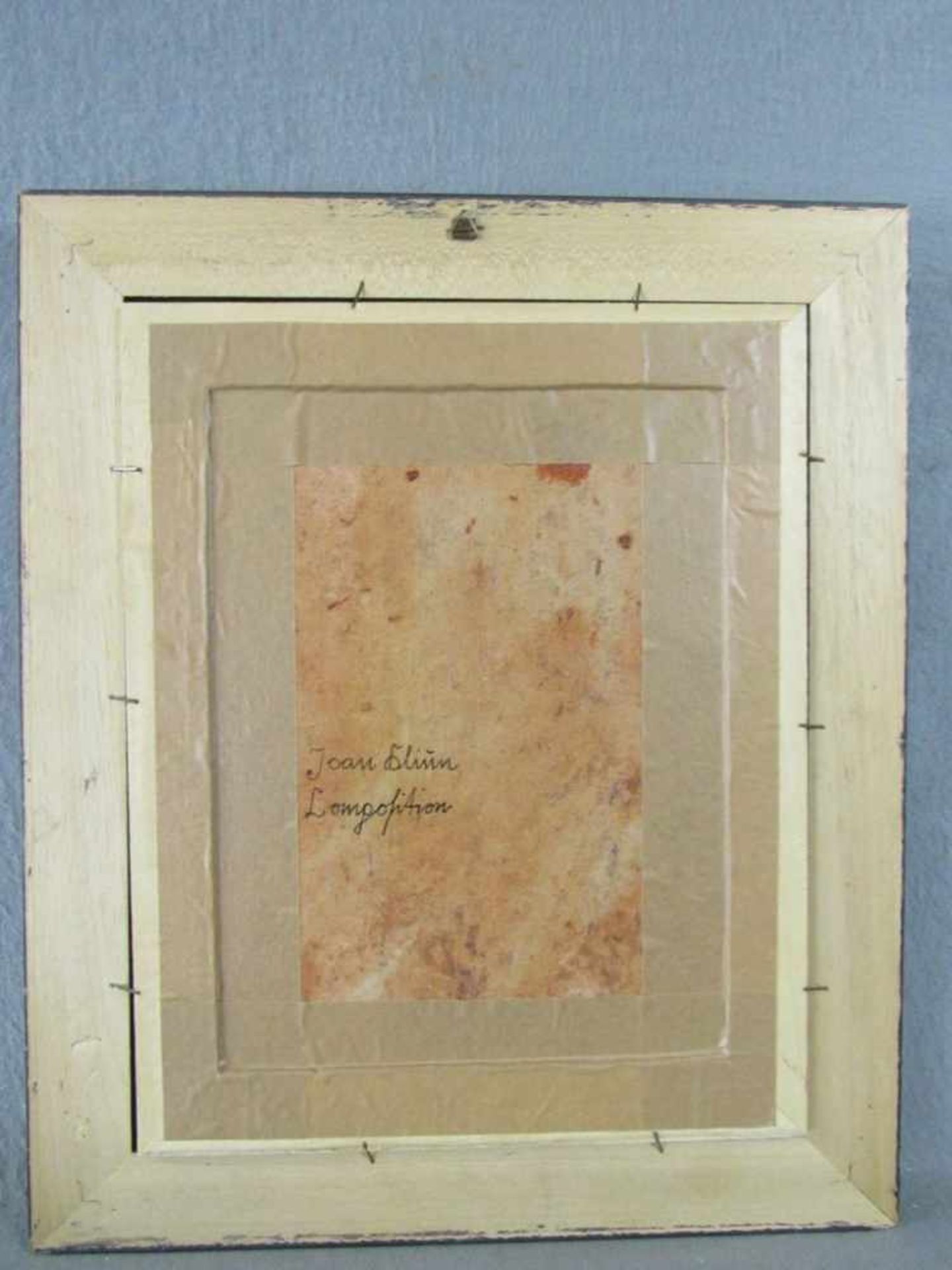 Kleines Gemälde-m.R. 38cmx32cm-rückseitig bezeichnet Kliun - Image 4 of 4