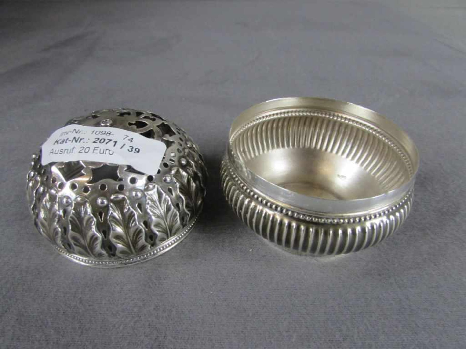 Kleine Deckelschatulle Silber 925. Sterling 9cm hoch - Bild 2 aus 3