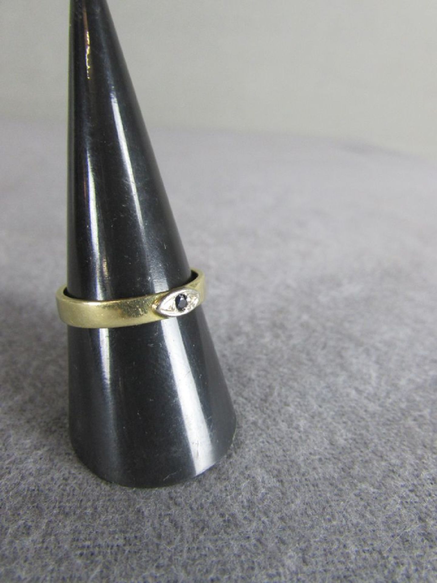 Ring 585 Gelbgold mit Stein 3,0g - Bild 2 aus 2