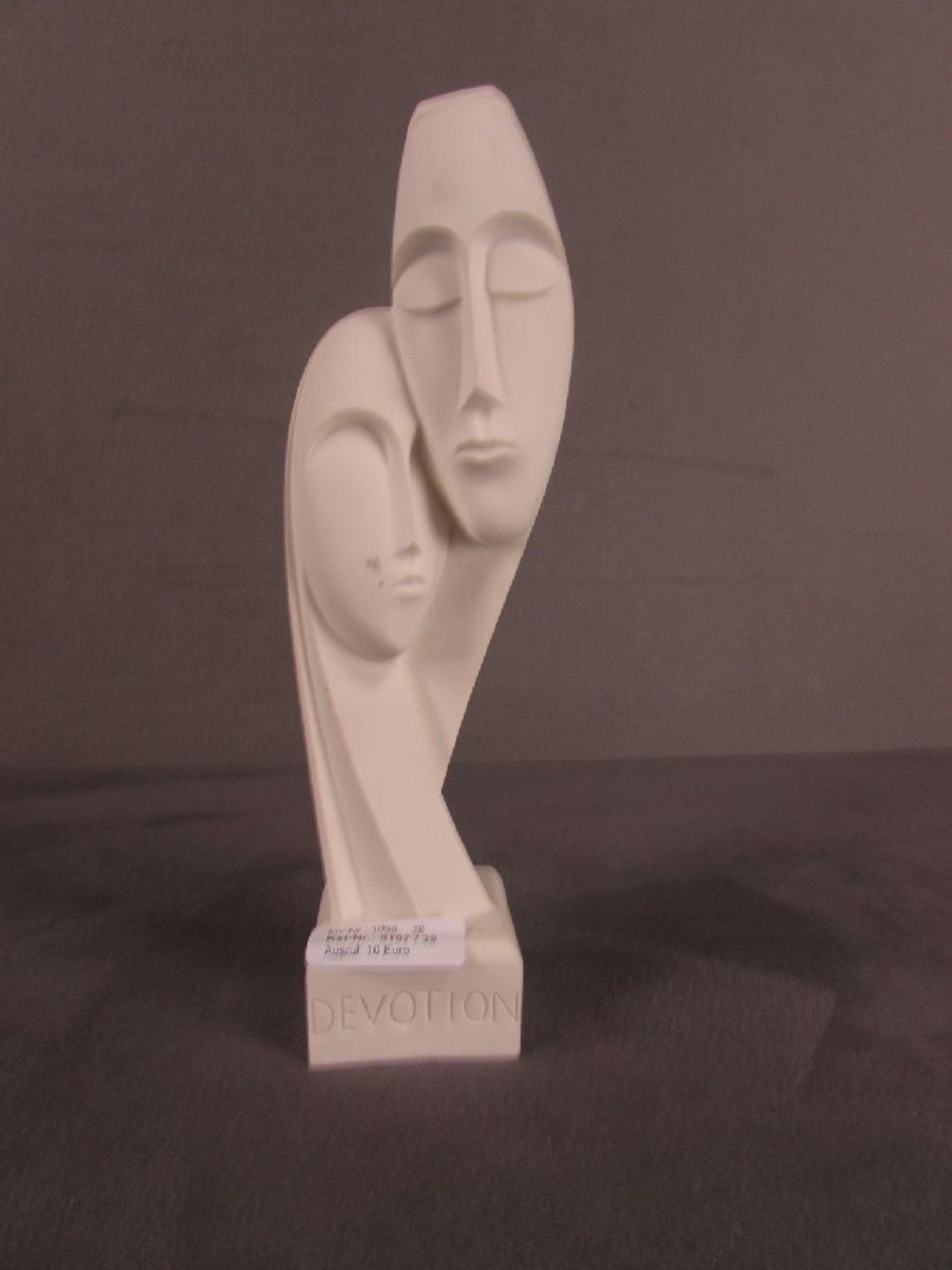 Skulptur Alabaster Liebende 31cm hoch