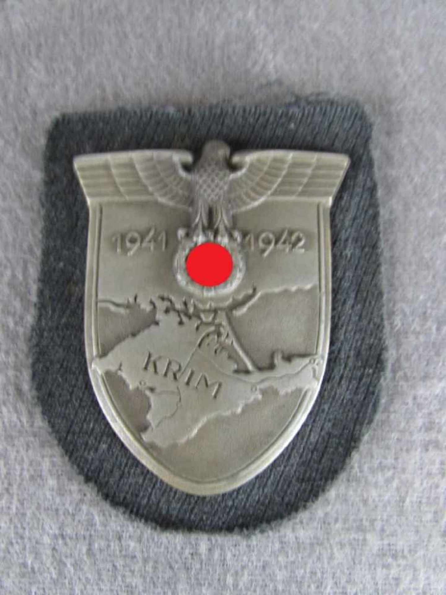 Orden Abzeichen 2. WK Ärmelschild Krim ungetragen 100% Original vor 1945