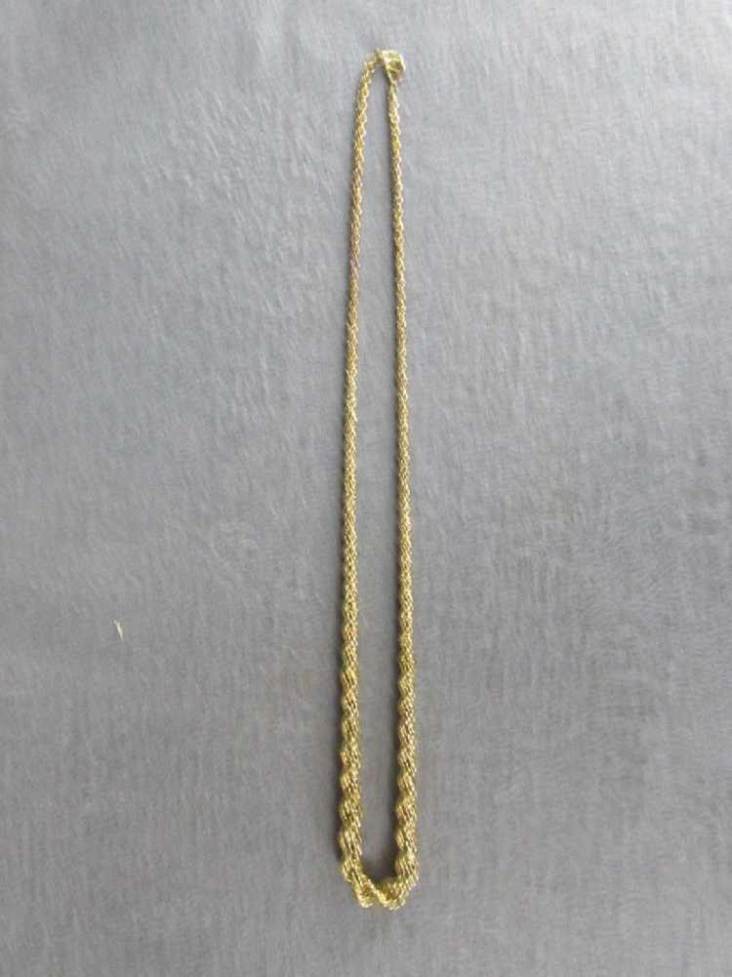 Damenkette 585 Gelbgold, 13,8g, - Image 2 of 3