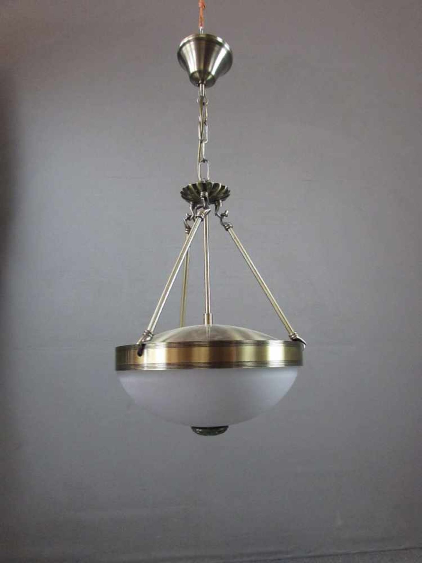 Deckenlampe Metall-Glas durchmesser 32 cm