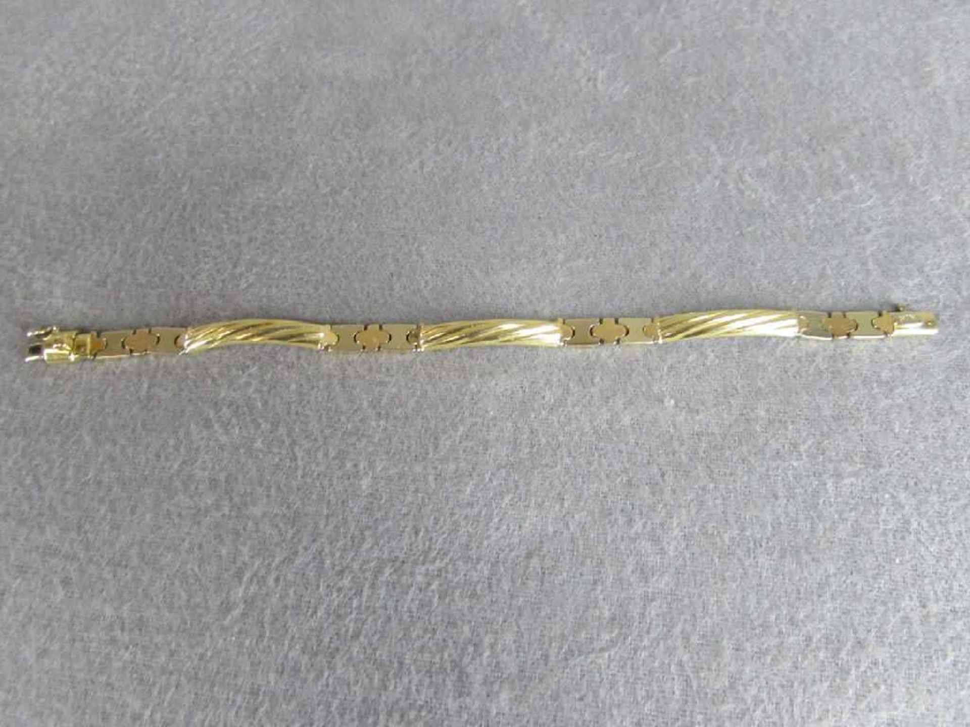 Armband 750er Gelbgold, 9,7g