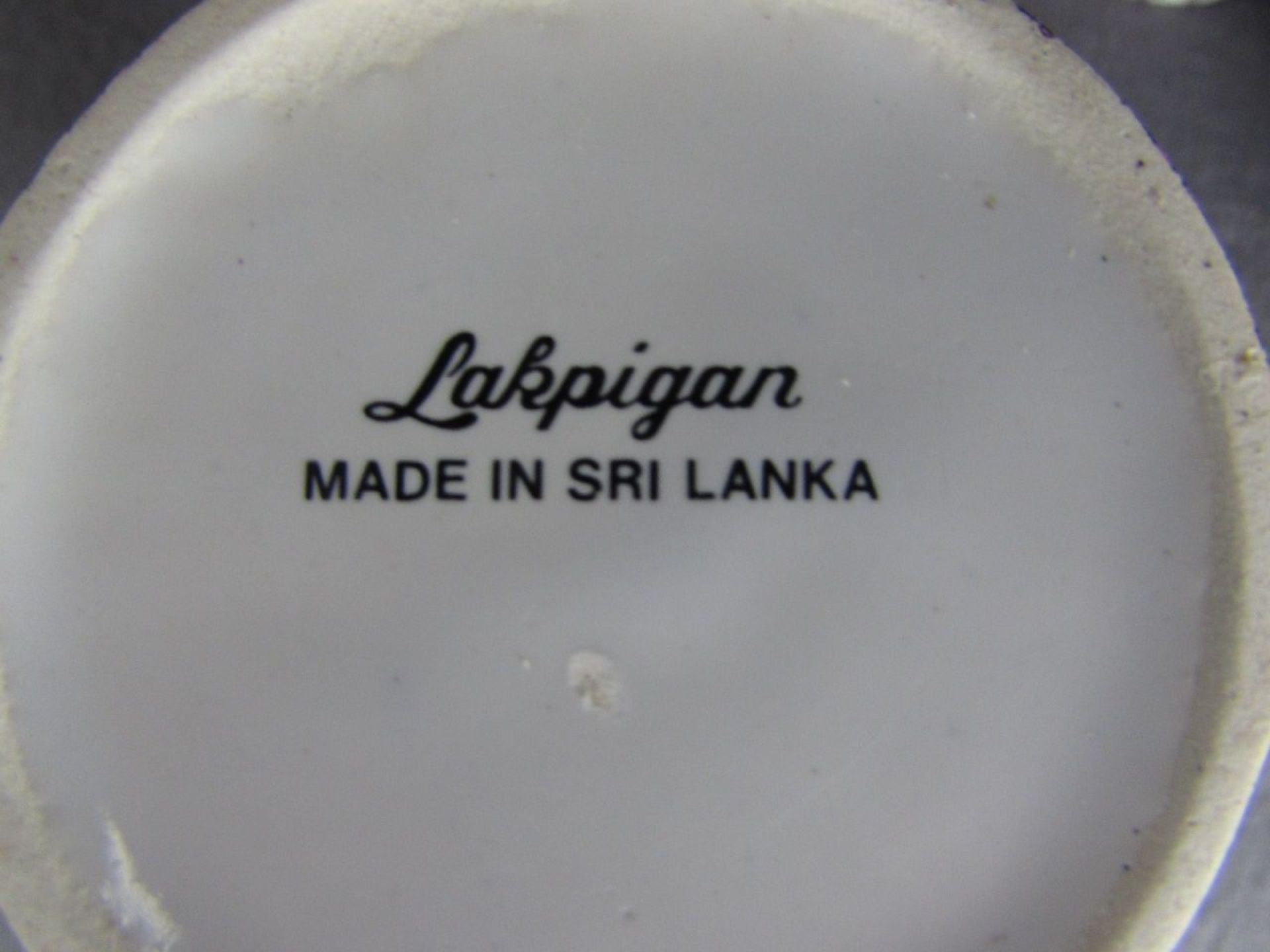 Kaffeeservice, Lakpigan, made in Lanka, 13 Teile, interessante Drachenornamentik - Image 2 of 3