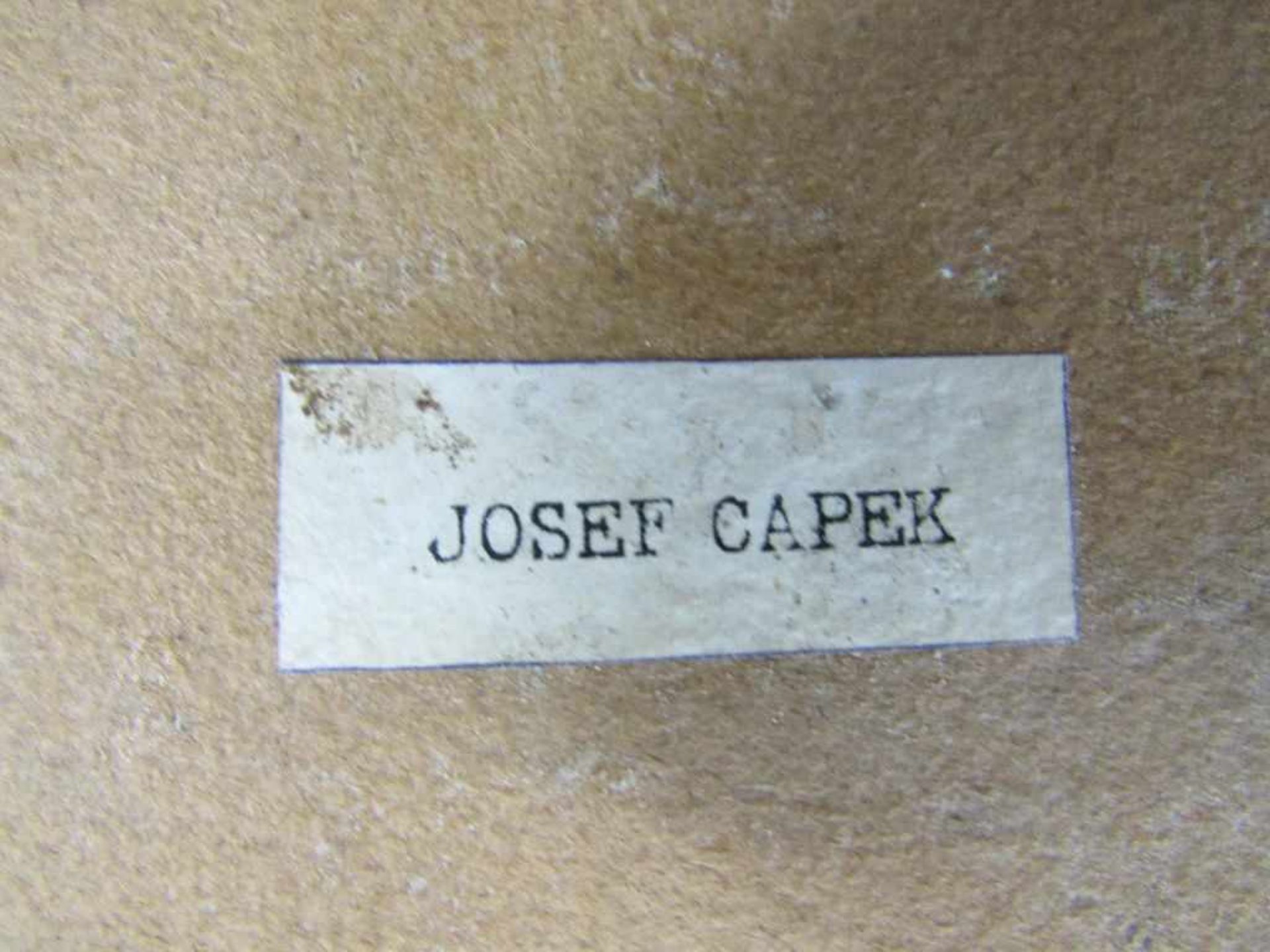 Zeichnung rückseitig bezeichnet Josef Capek 33x29cm - Image 5 of 5