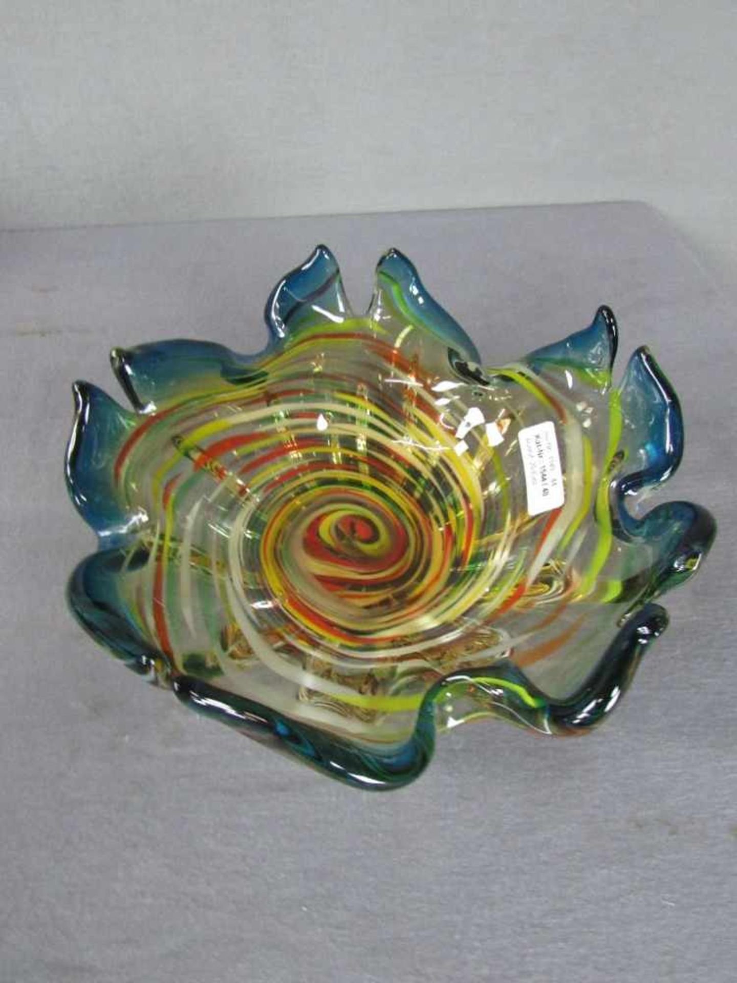 Glasschale farbenfroh Murano 28cm Durchmesser - Image 2 of 2