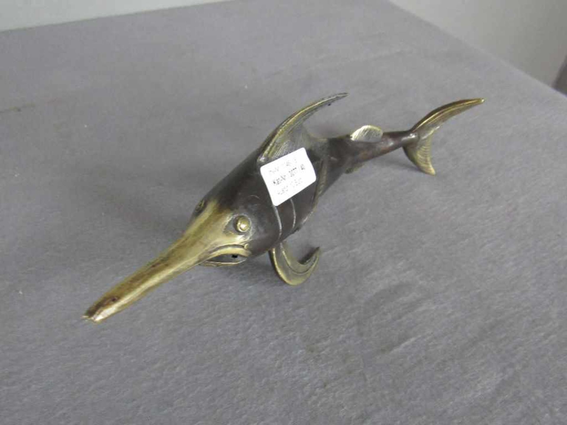 Skulptur Metall Schwertfisch 32cm - Bild 2 aus 2