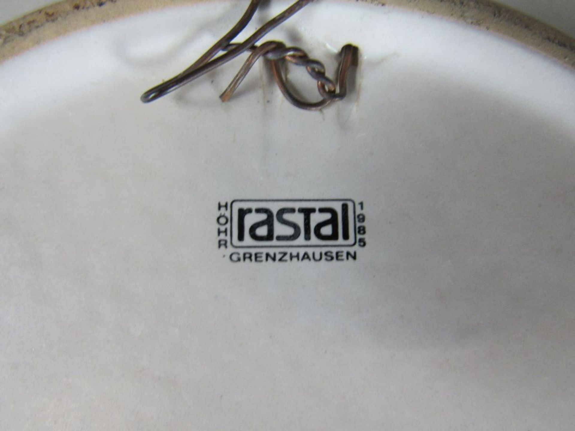 Reklameteller bemalte Keramik Bierwerbung Diebels Alt 36cm Durchmesser - Image 2 of 2