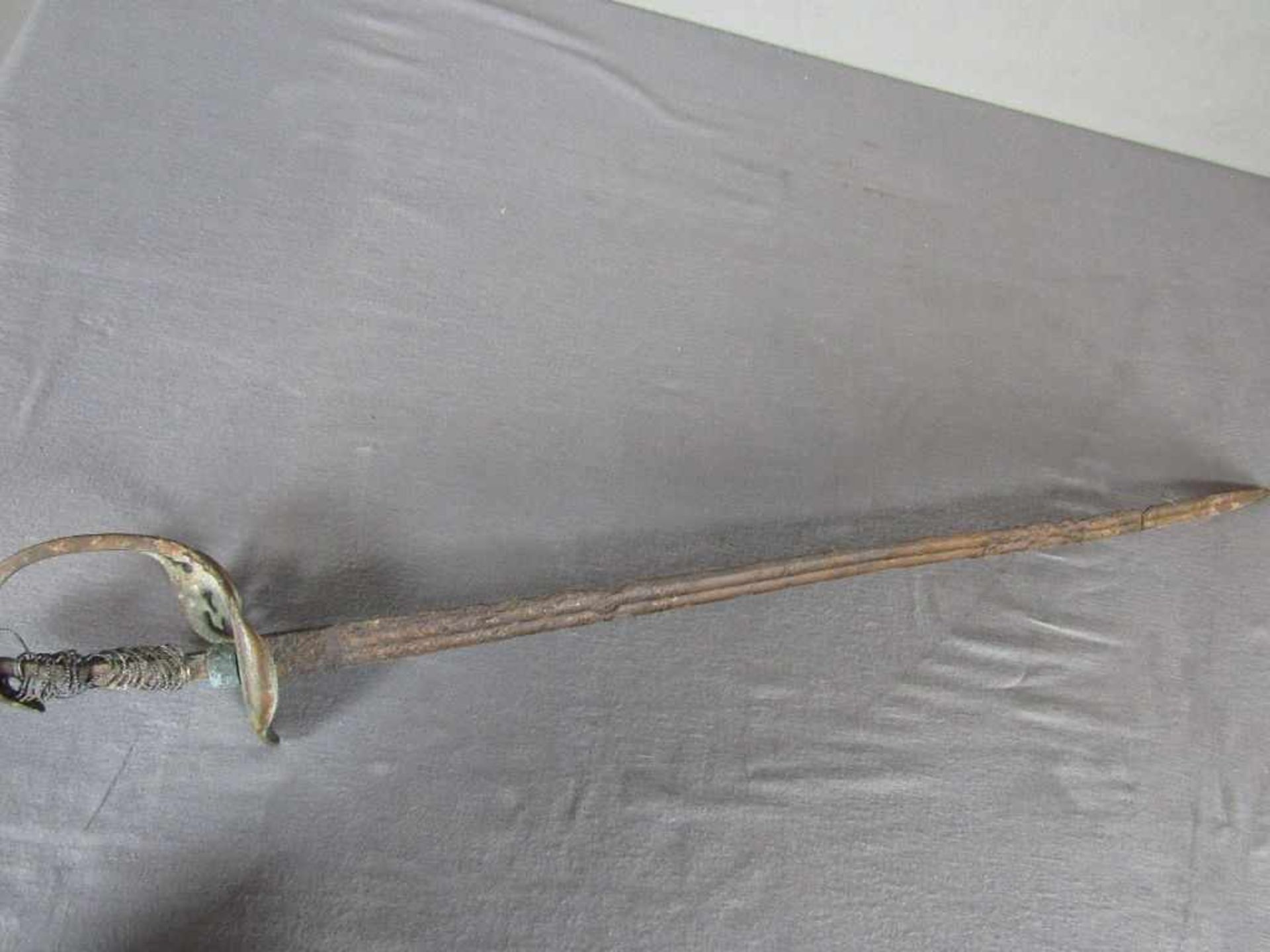 Degen 1. WK 97cm Länge Bodenfund - Bild 3 aus 3