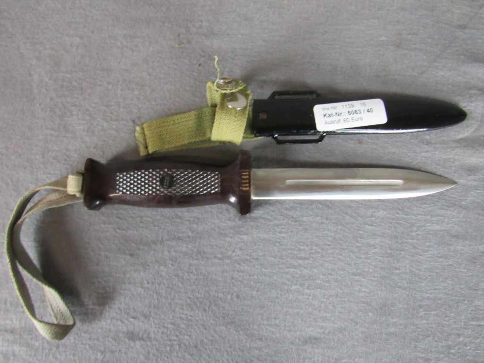 Tauchermesser NVA 500v. Messer selten 27,5cm länge
