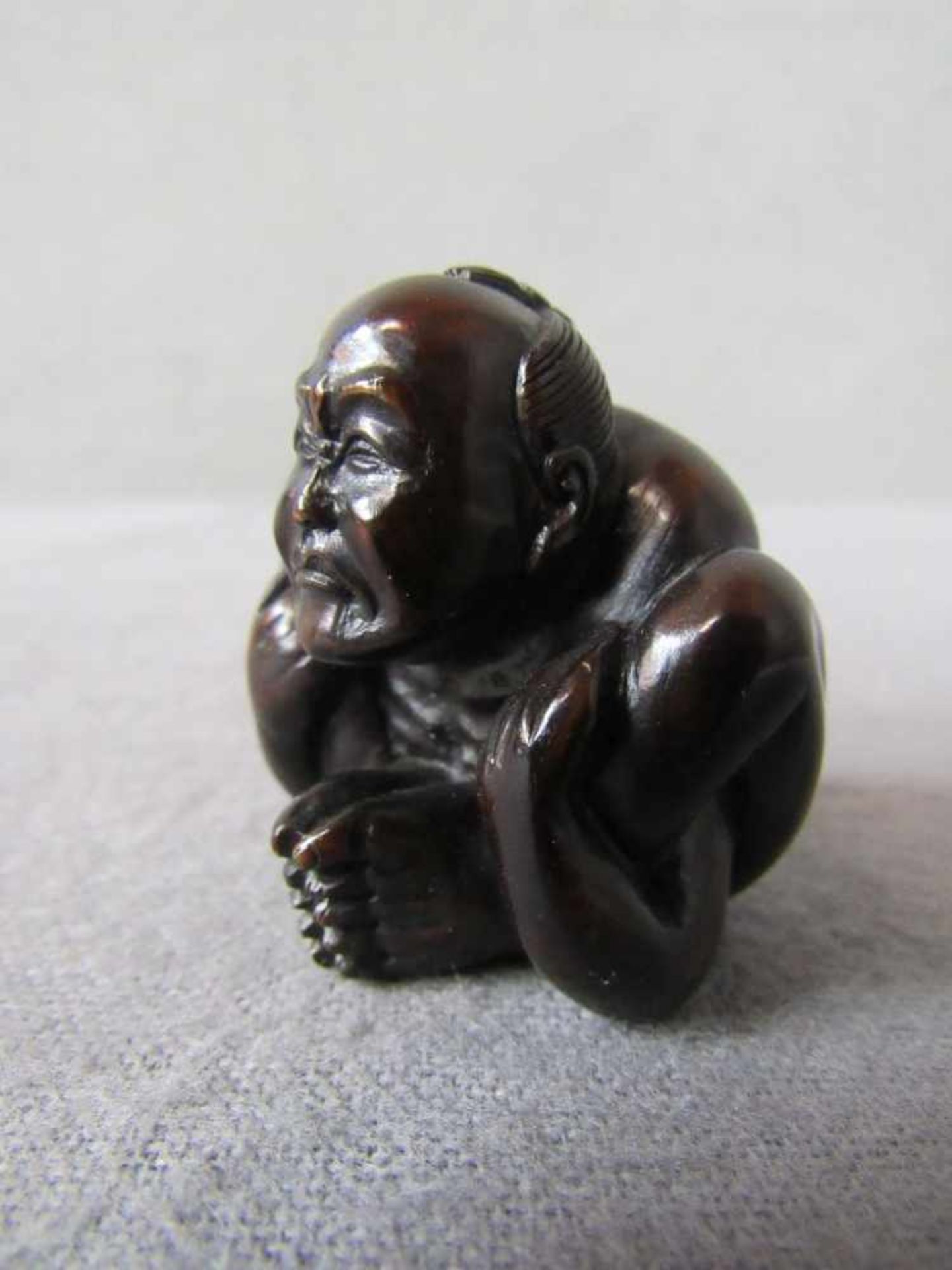 Buchsbaum Netsuke Mann