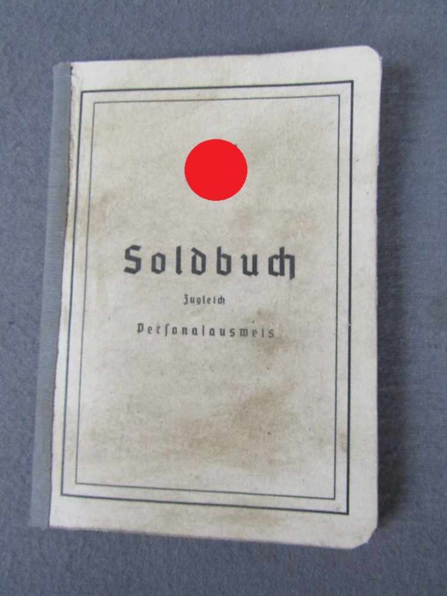 Soldbuch SS geleerter Zustand 3. Reich ungeprüft