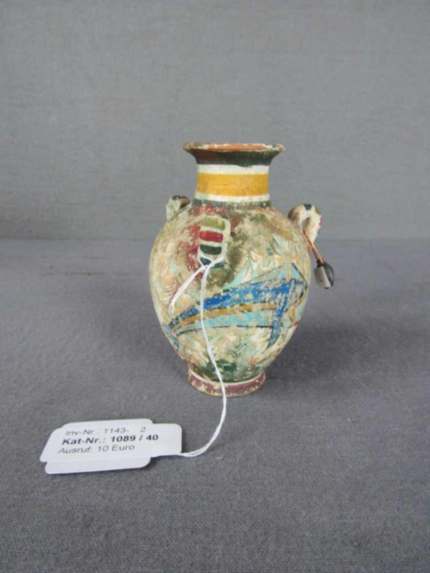 Kleine Griechische Vase Höhe 11cm