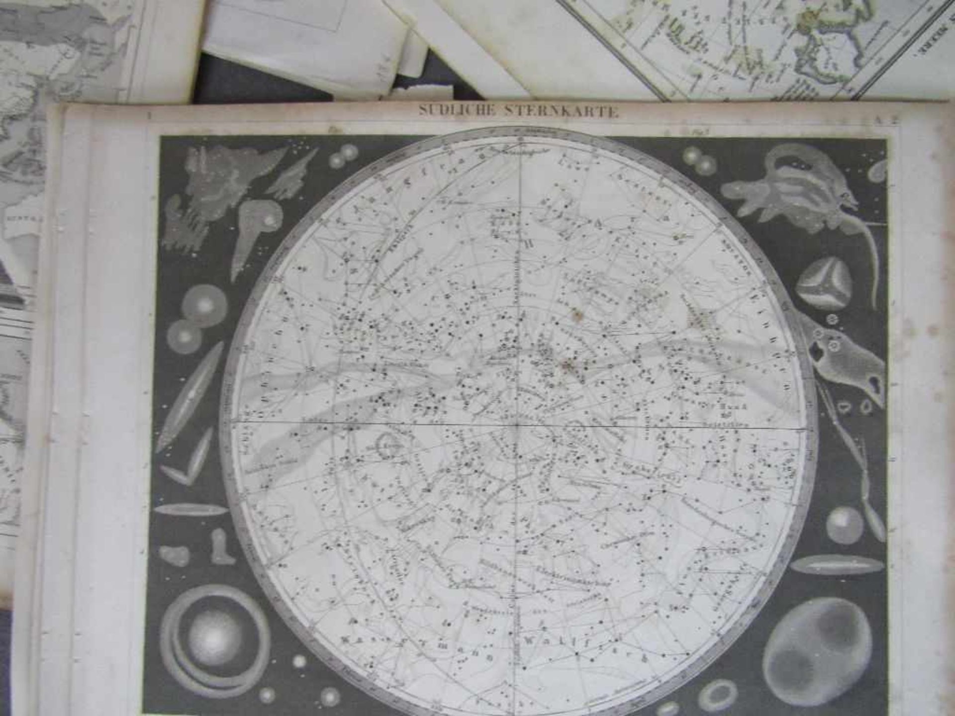 53 Landkarten zu den Themen: Wissenschaft, Meereskarten, Astronomie, 19. Jahrhundert einige - Bild 2 aus 3