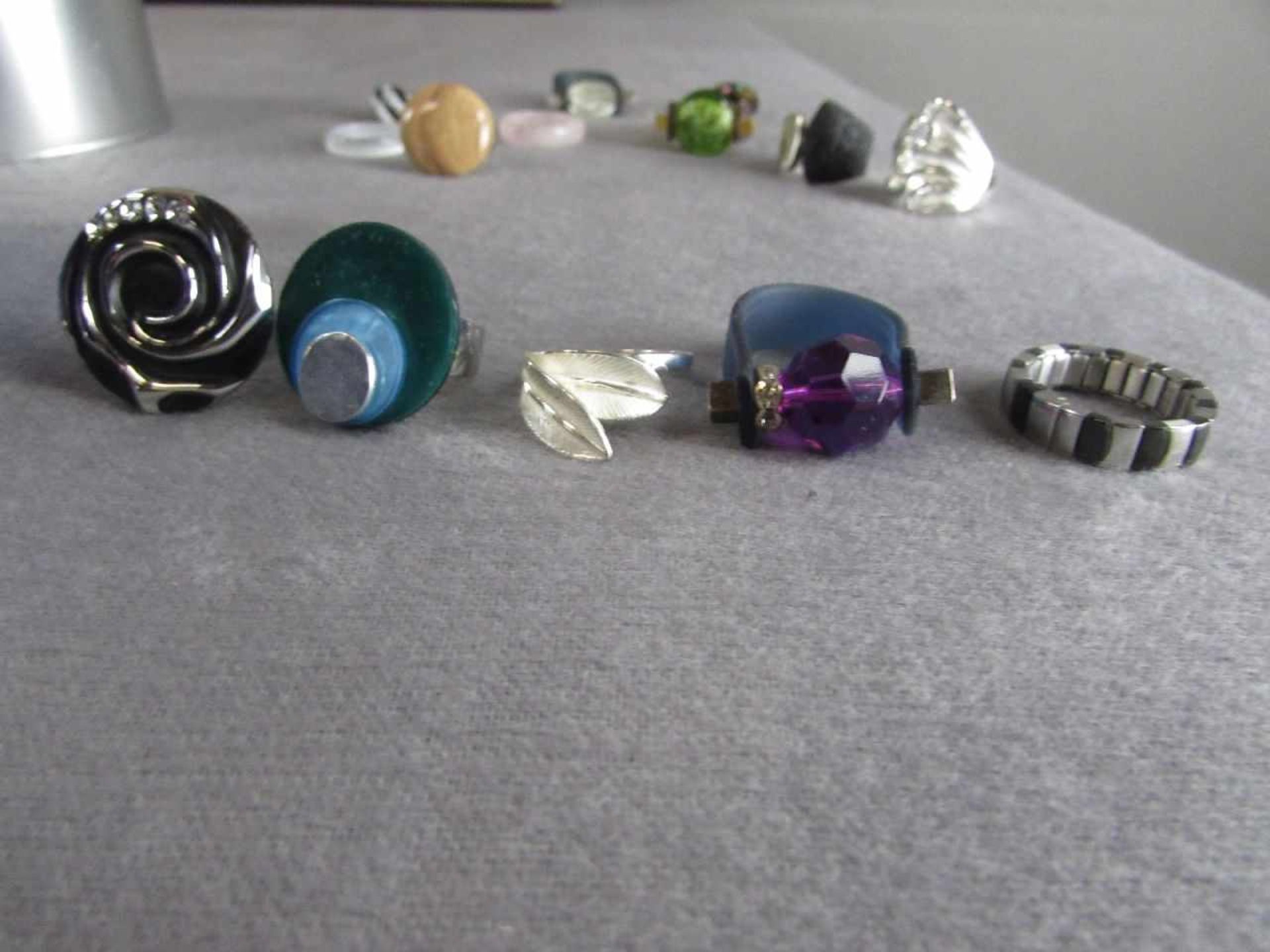 Konvolut Ringe, Modeschmuck - Image 2 of 3