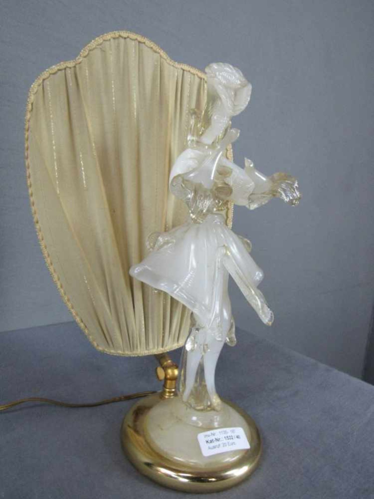 Tischlampe evtl Murano Frau in Glas