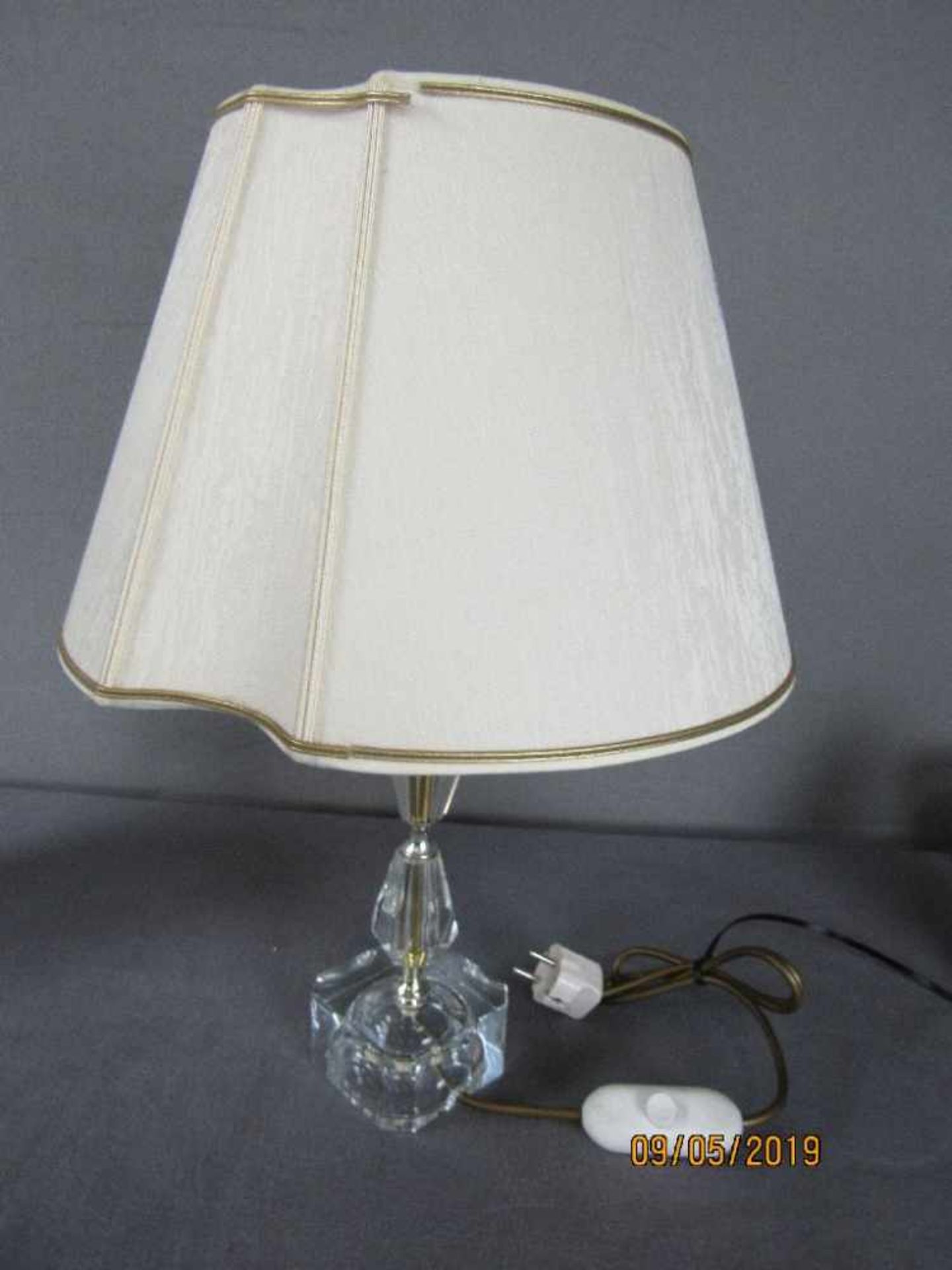 Tischlampe funktionstüchtig 48cm hoch - Bild 3 aus 3