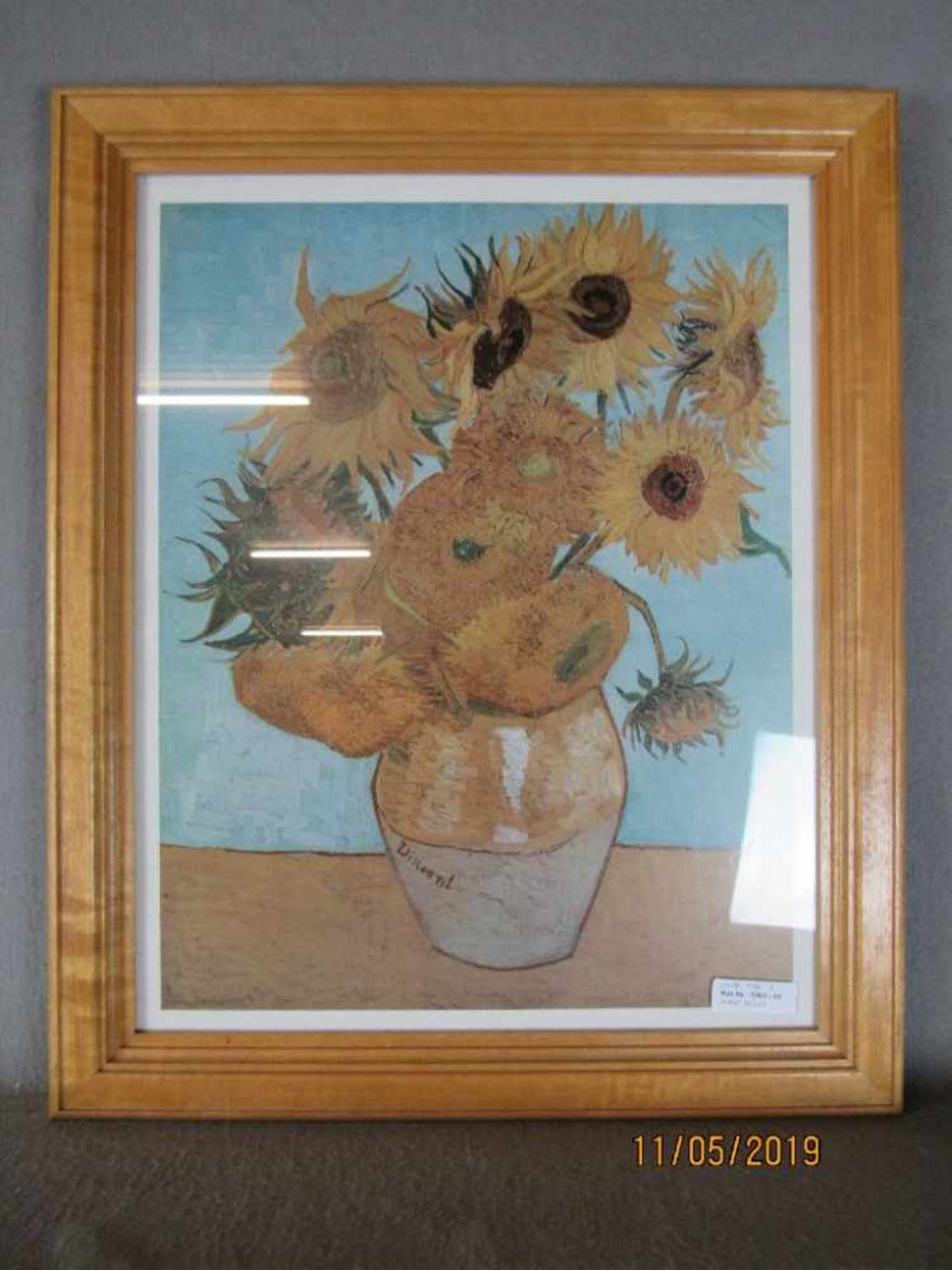 Kunstdruck Sonnenblumen Vincent 60x49cm - Bild 2 aus 3