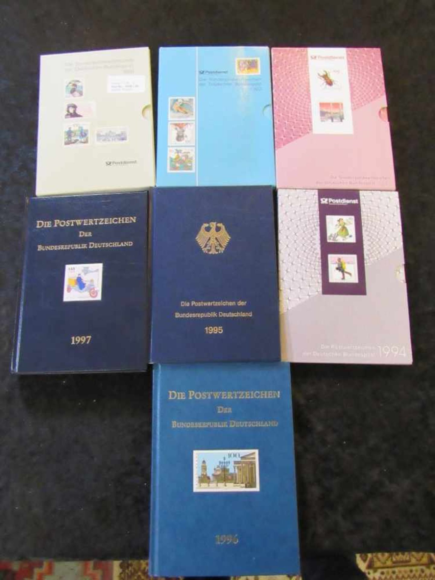 Bund Jahrbücher 1991 - 1997 kpl. xx Michel ca. 830.- Eur.