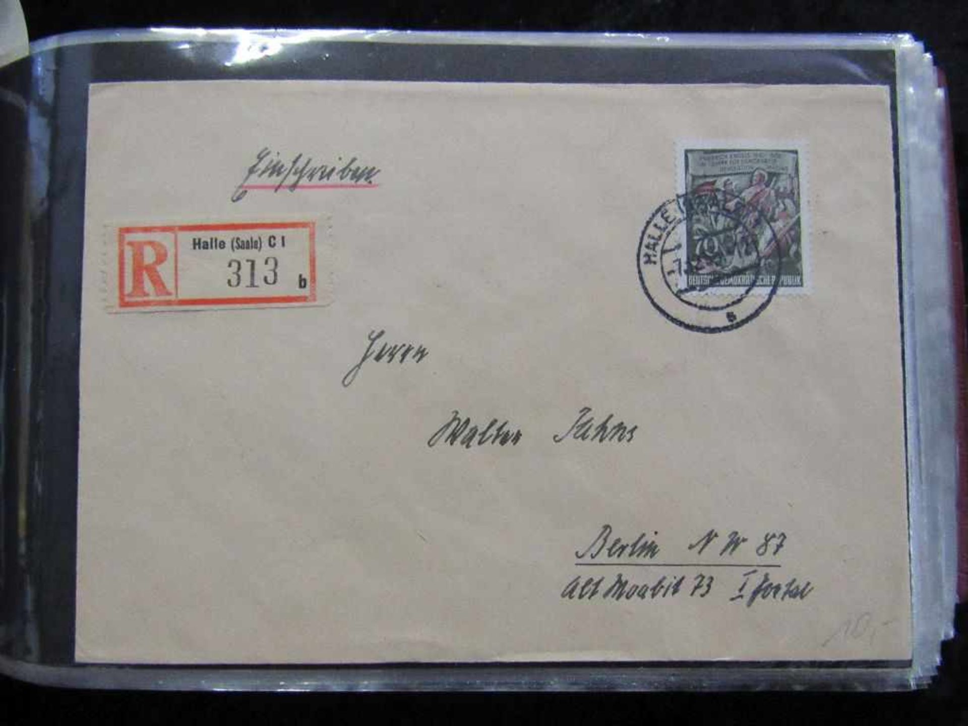 6 FDC Alben mit ca. 525 Briefen und Sonderbelegen DDR mit viel R- Briefen - Image 3 of 12