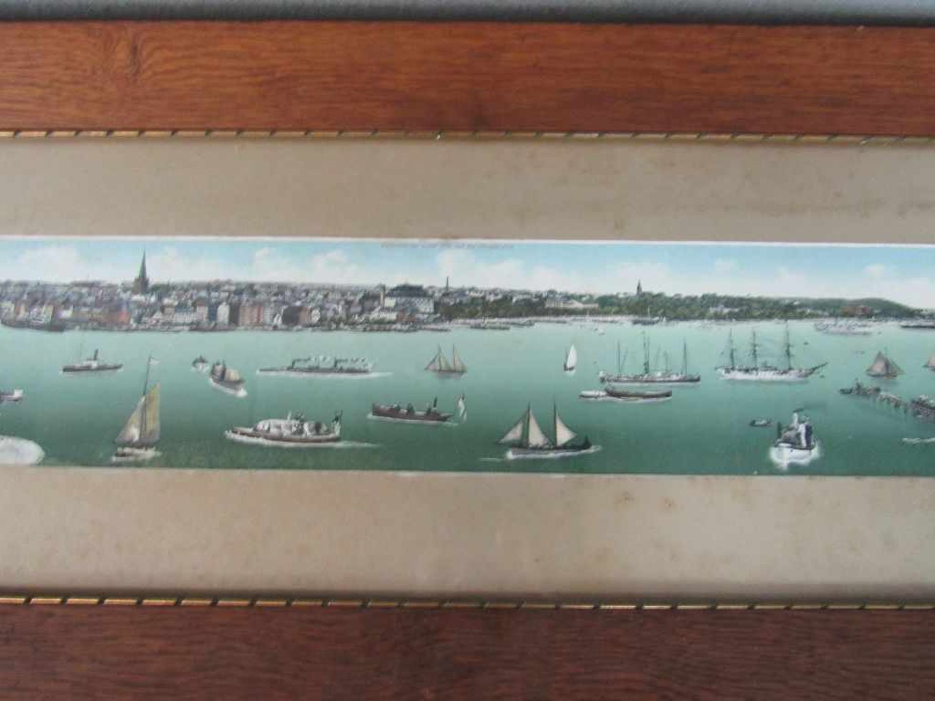 Grafik Hafenansicht Kiel um 1900 96x40 - Bild 2 aus 3