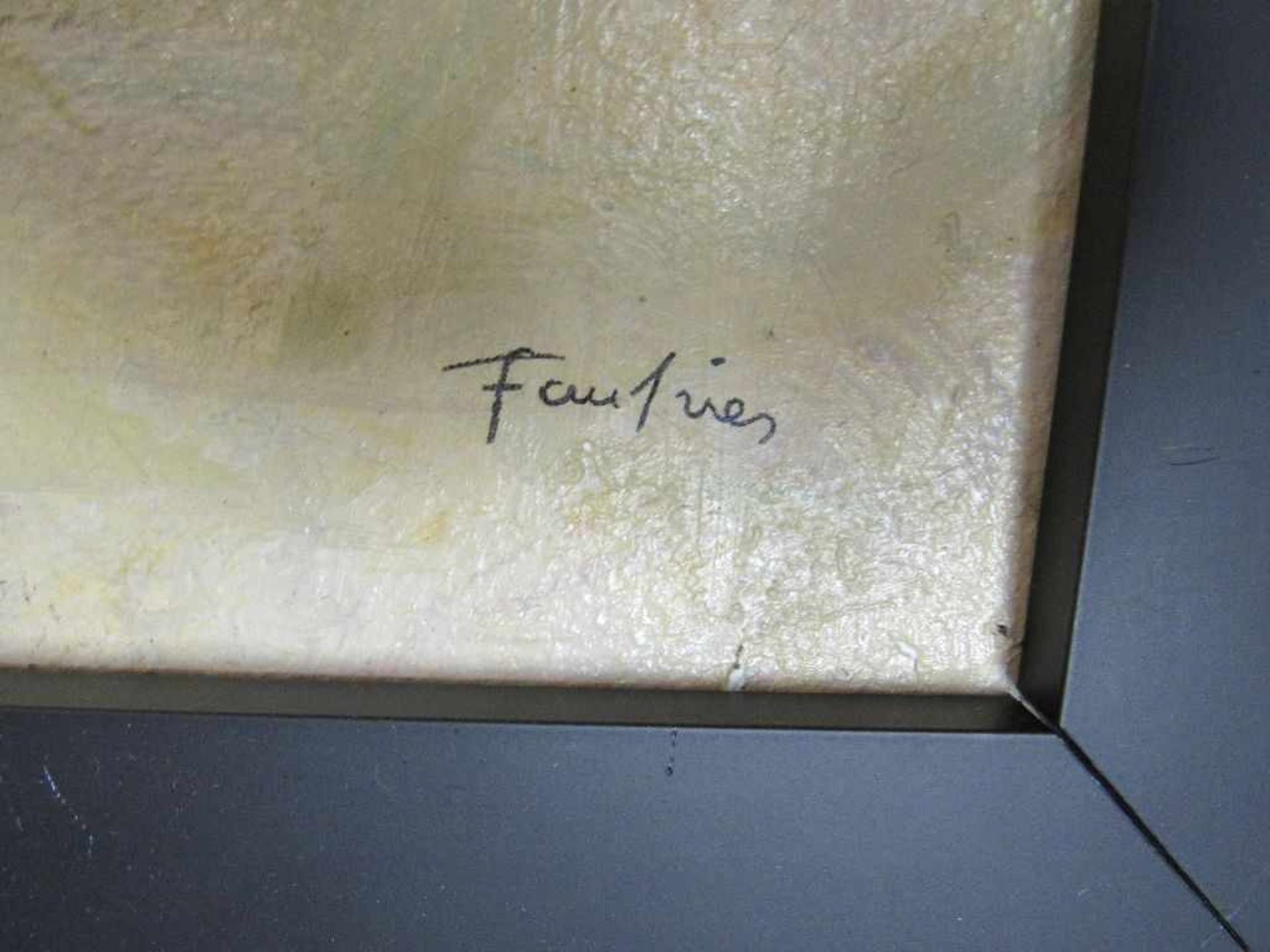 Gemälde bezeichnet Jean Fautrier Mixed Media Paper Laid on Board 52x44cm - Image 3 of 5