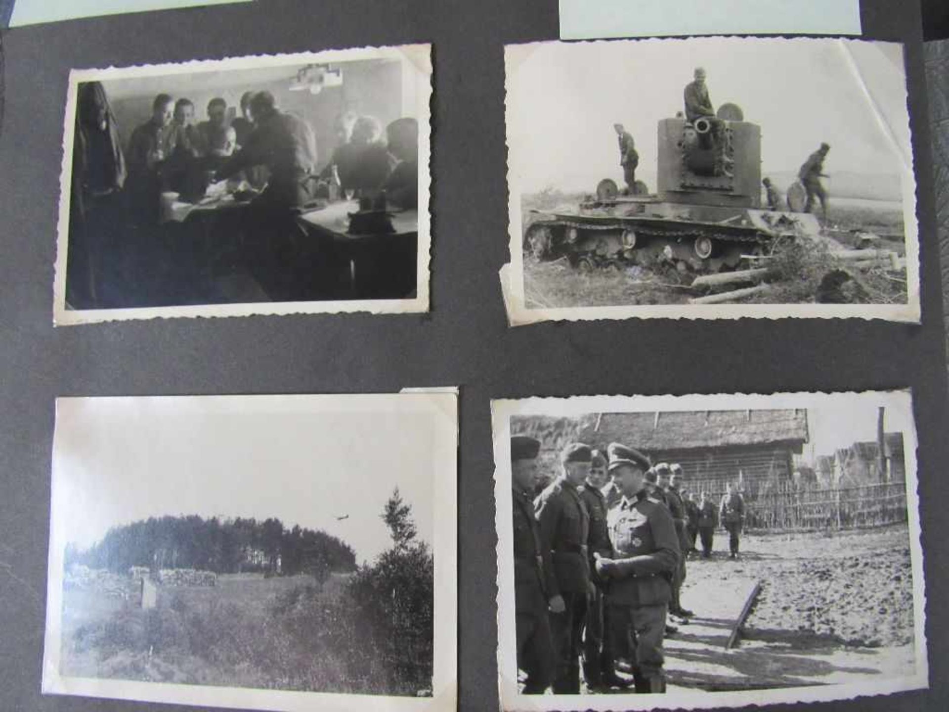 Fotoalbum, 2. WK, mindestens 160 Fotos, militärisch, Russlandfeldzug, viel Technik Abschüsse und - Image 7 of 13