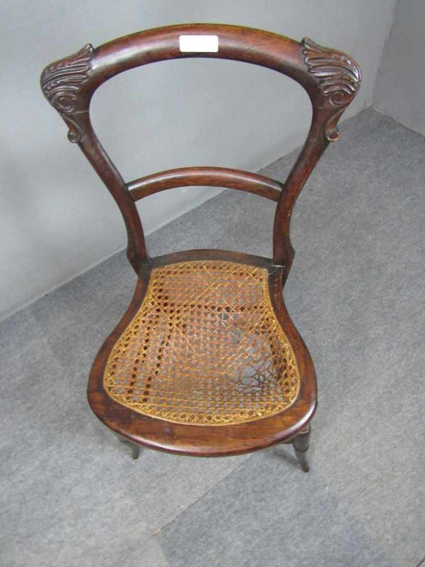 Antiker Stuhl um 1860 - Bild 2 aus 3