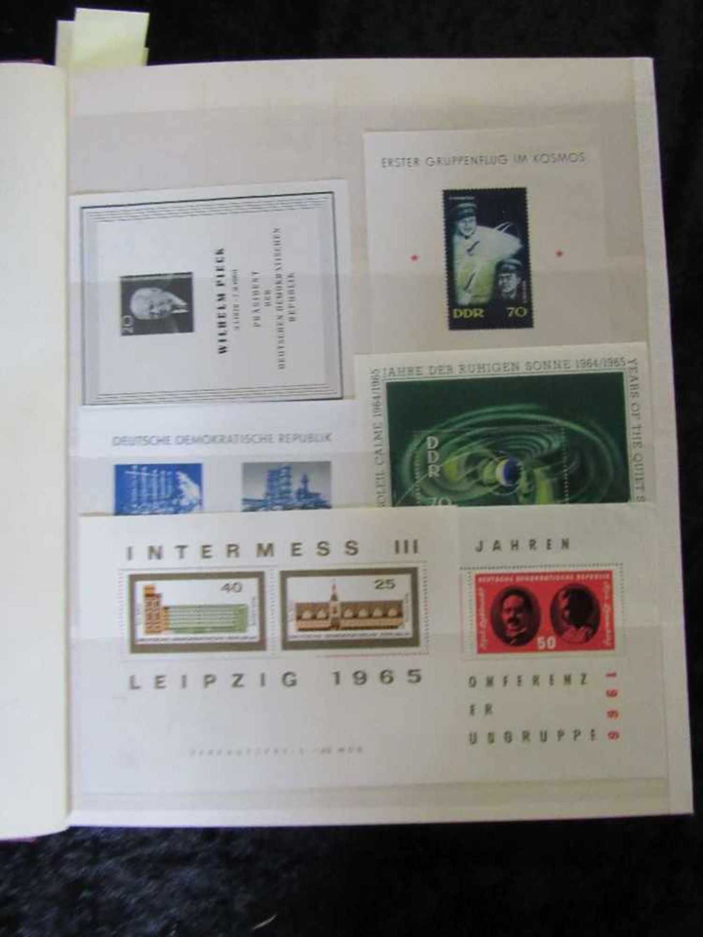 Album mit ca. 130 Blöcken und Kleinbogen DDR xx - Image 2 of 6