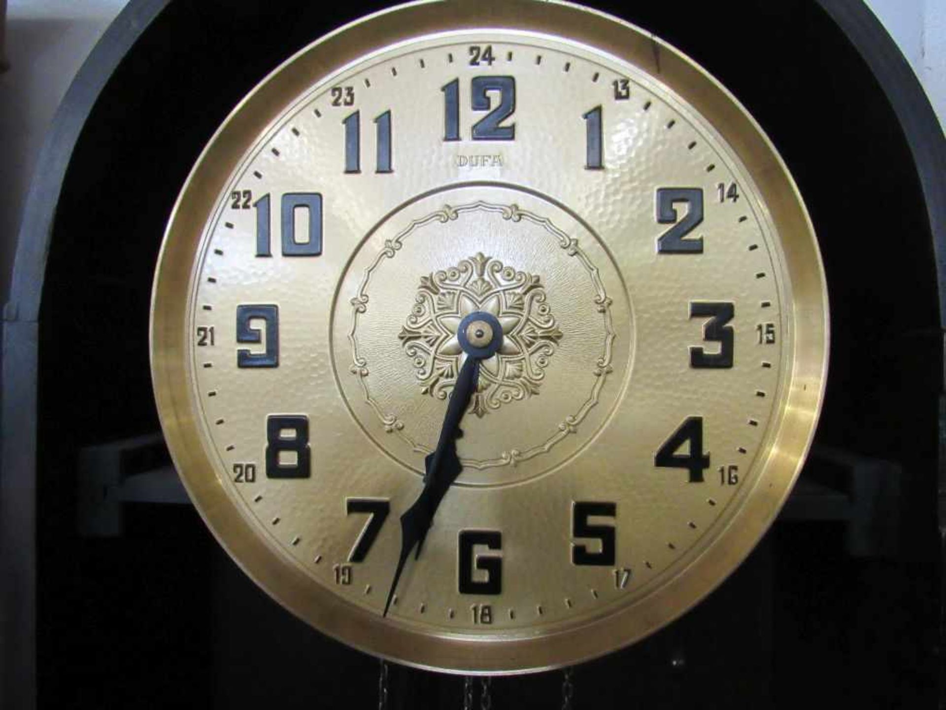 Standuhr um 1920 Dufa läuft an Höhe:197cm - Bild 3 aus 3