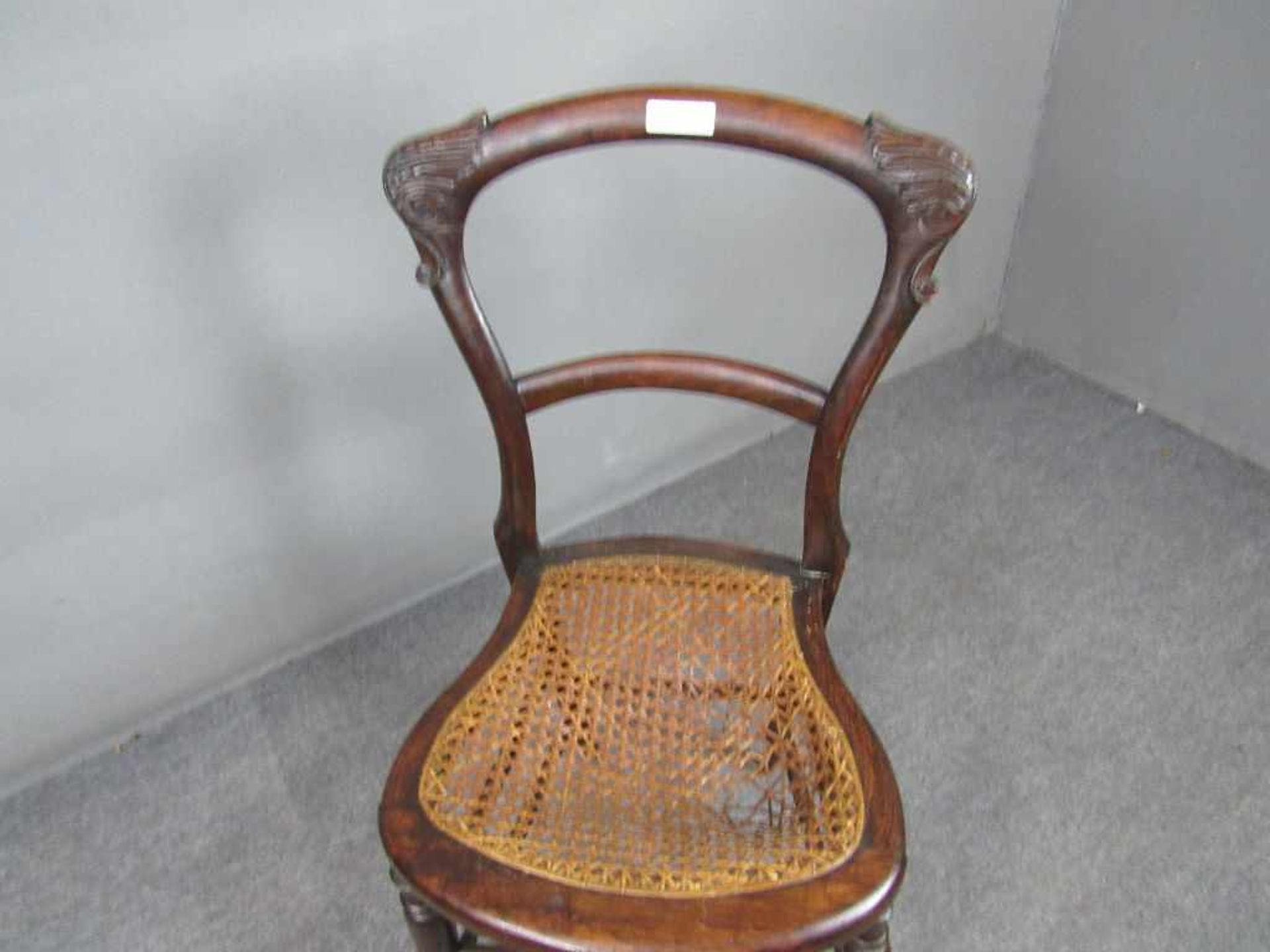 Antiker Stuhl um 1860 - Bild 3 aus 3