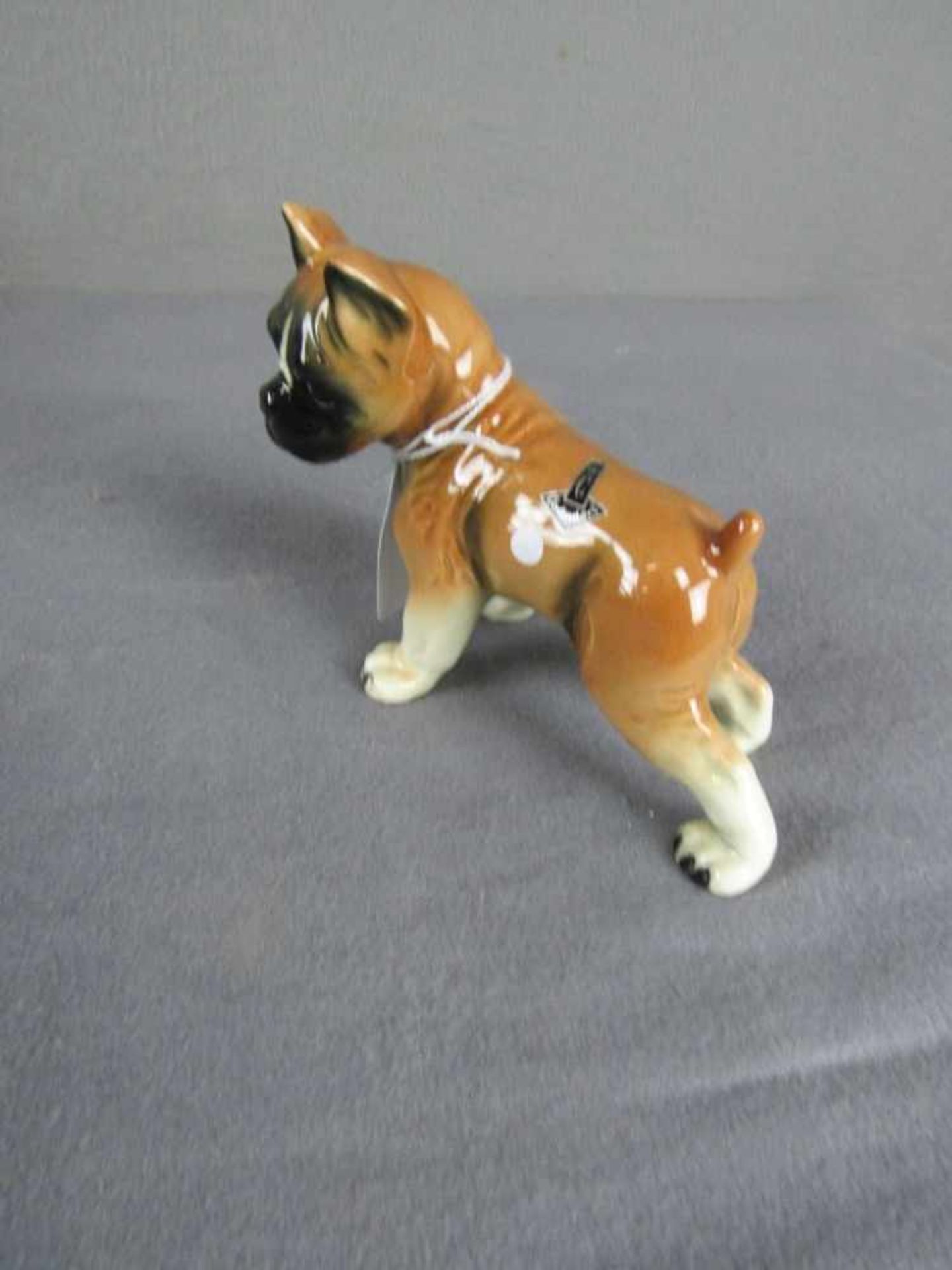 Porzellanfigur Bulldogge Cortendorf 12cm hoch - Bild 2 aus 3