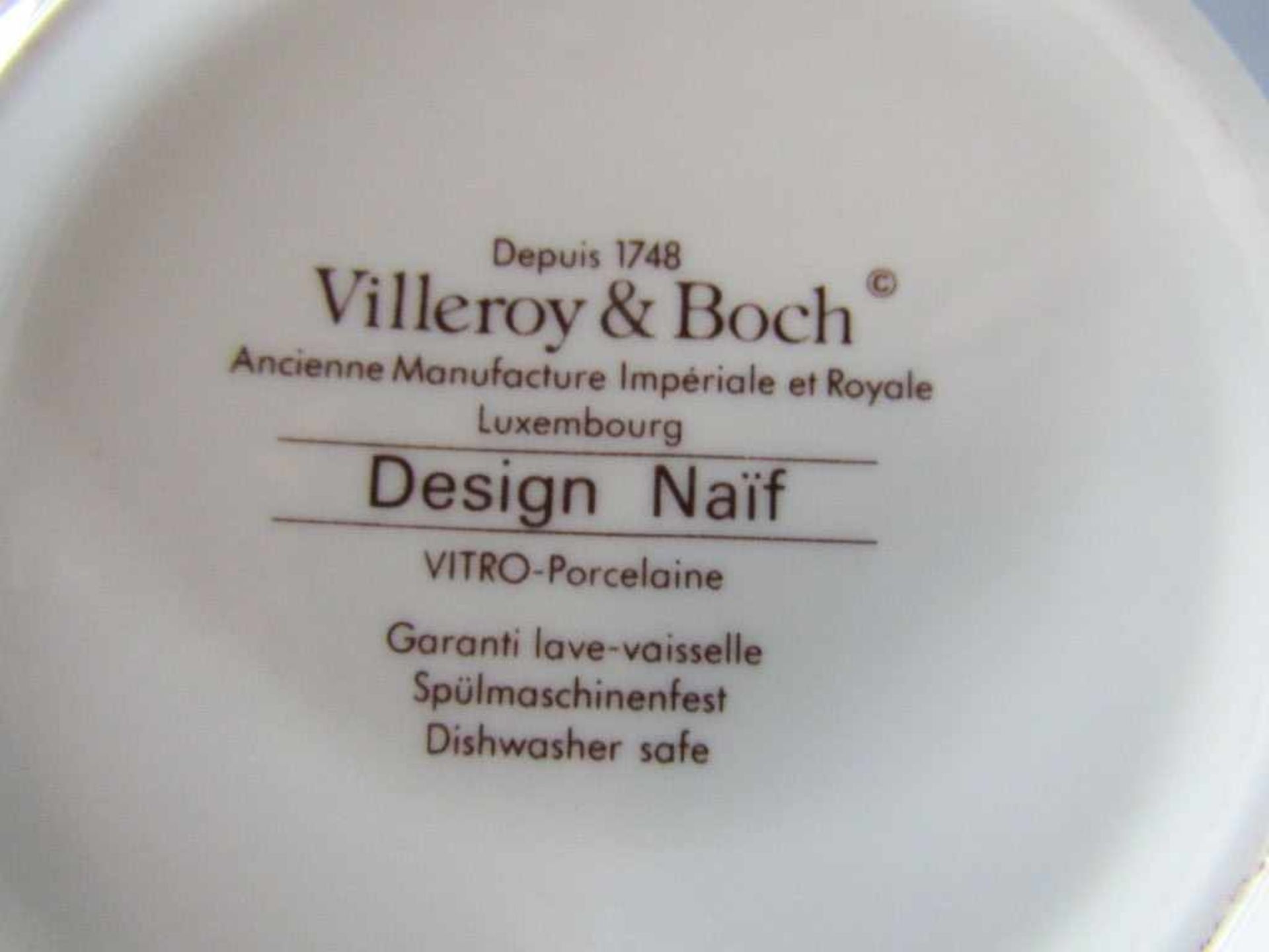 Konvolut von sechs Porzellandeckeldosen Villeroy&Boch Durchmesser bis 8-12,5cm - Bild 2 aus 2