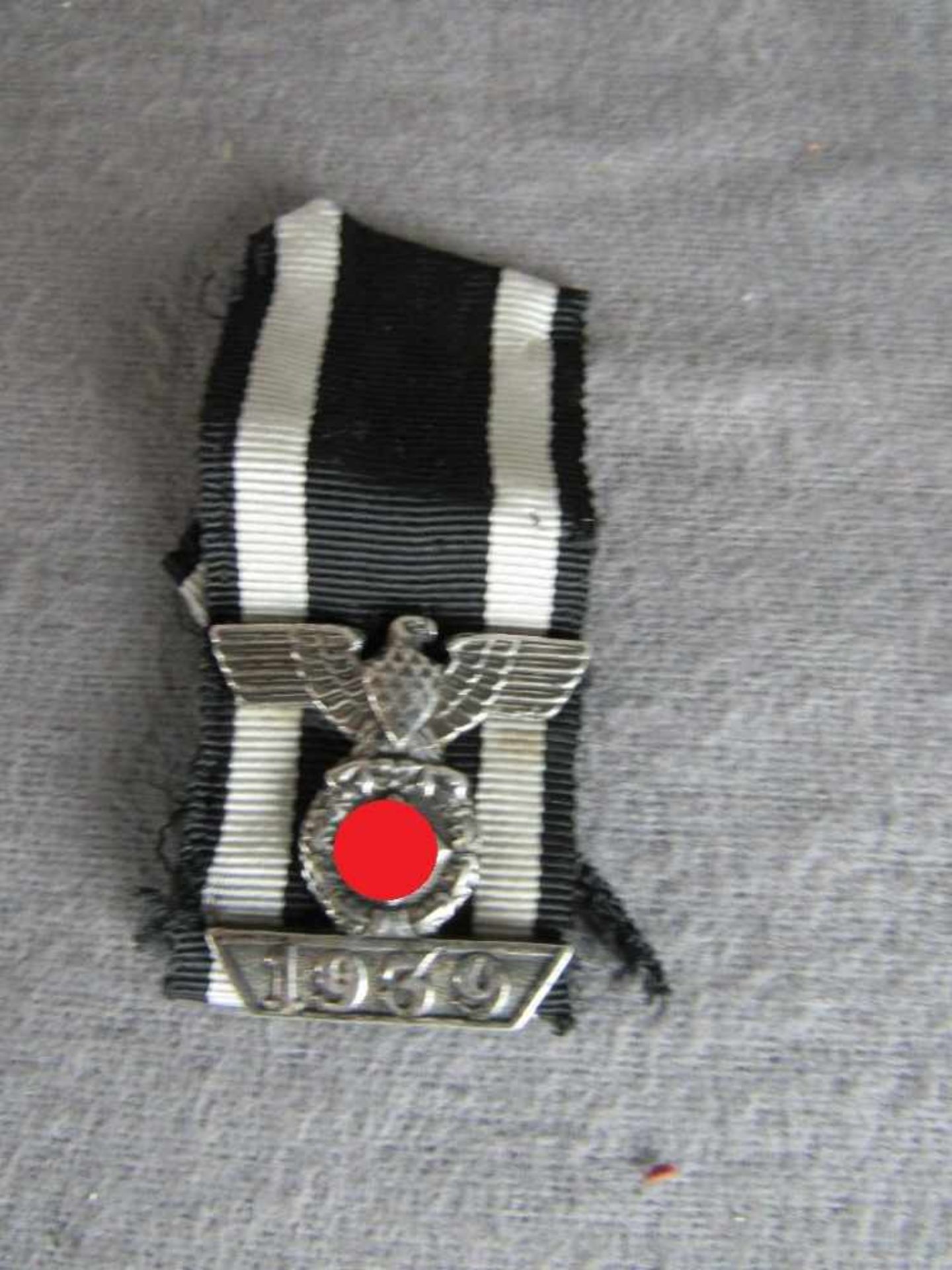 Spange Orden 1939 zum EK2 Band 3. Reich ungeprüft Wiederholungspange zum Eisernen Kreuz