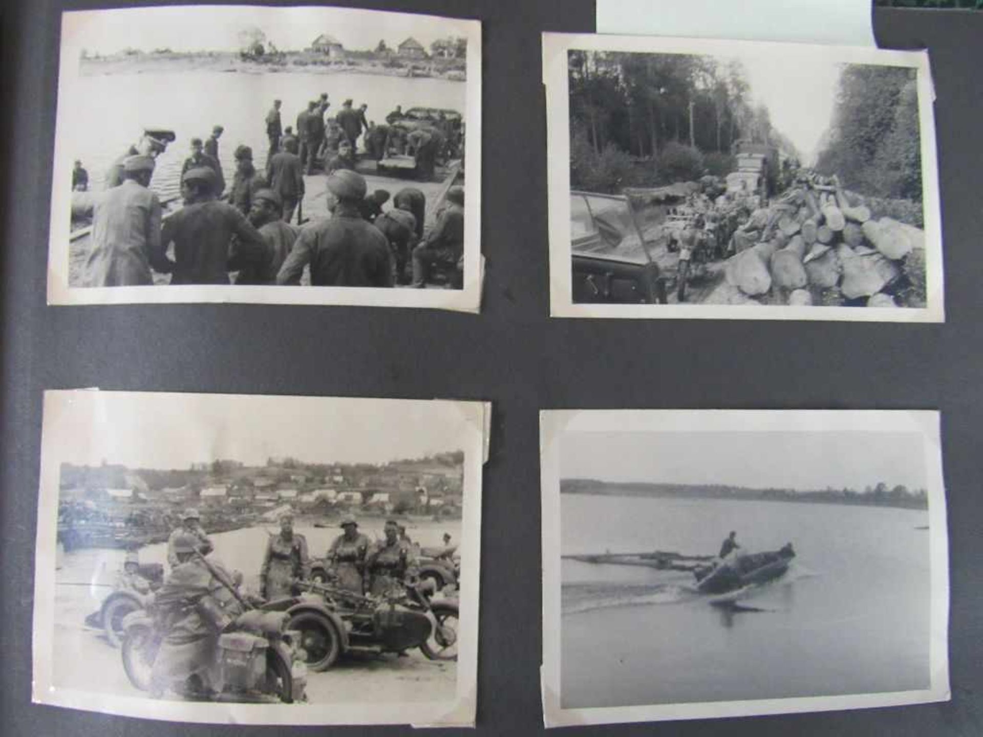 Fotoalbum, 2. WK, mindestens 160 Fotos, militärisch, Russlandfeldzug, viel Technik Abschüsse und - Image 11 of 13