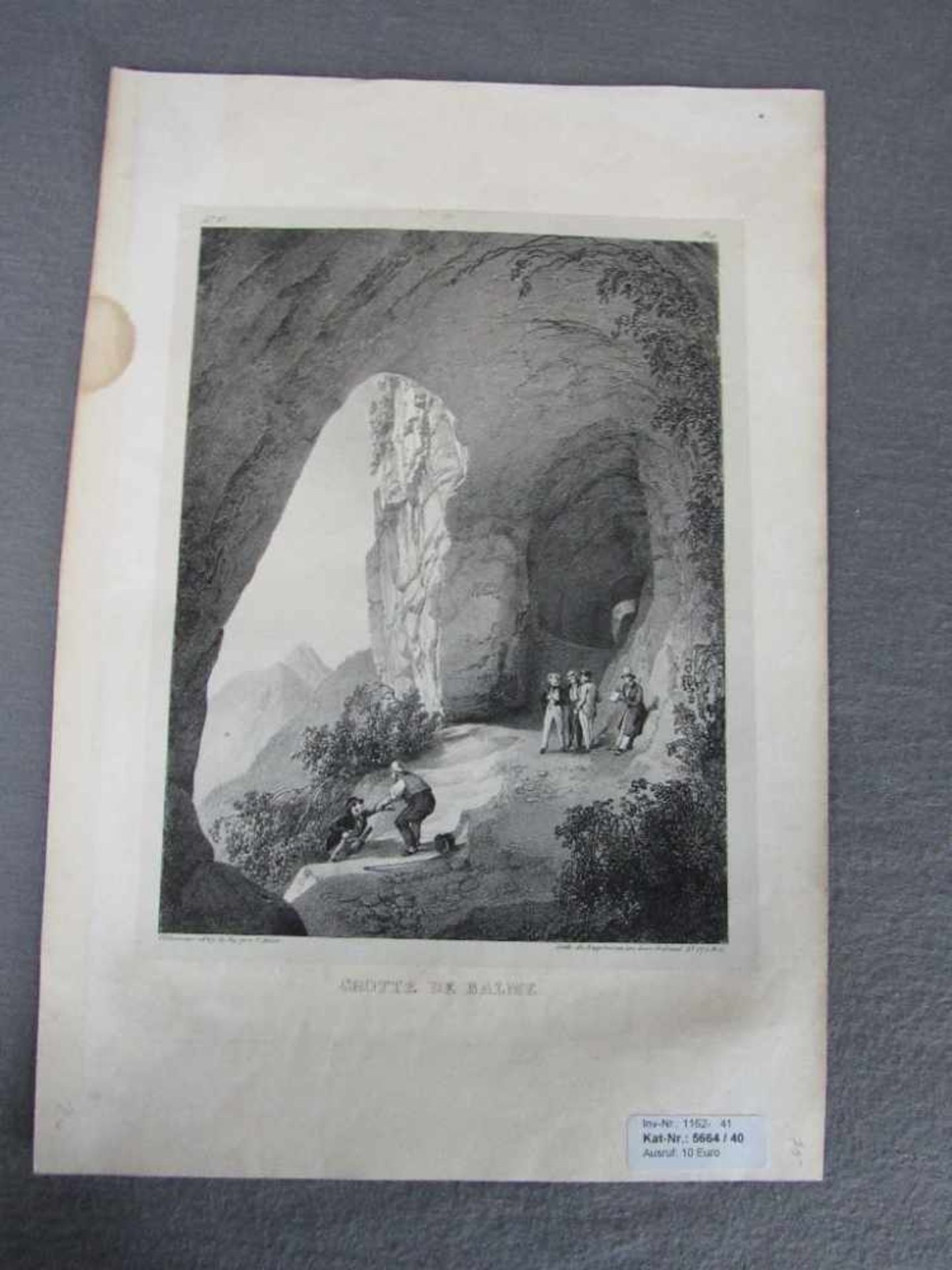 Litographie Schweiz 1827 Engelmann