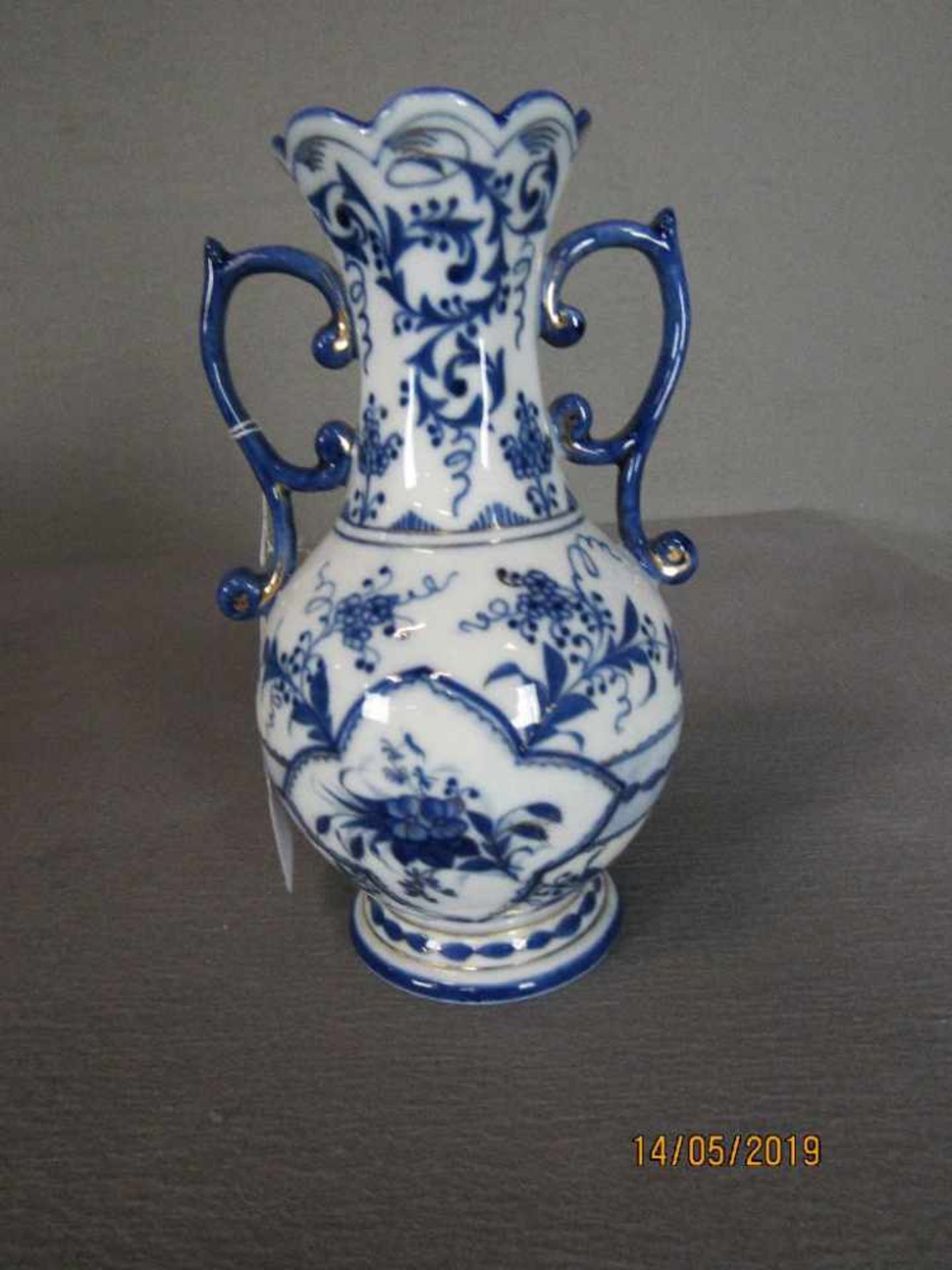 Antike Vase um 1910 22cm hoch - Image 3 of 3