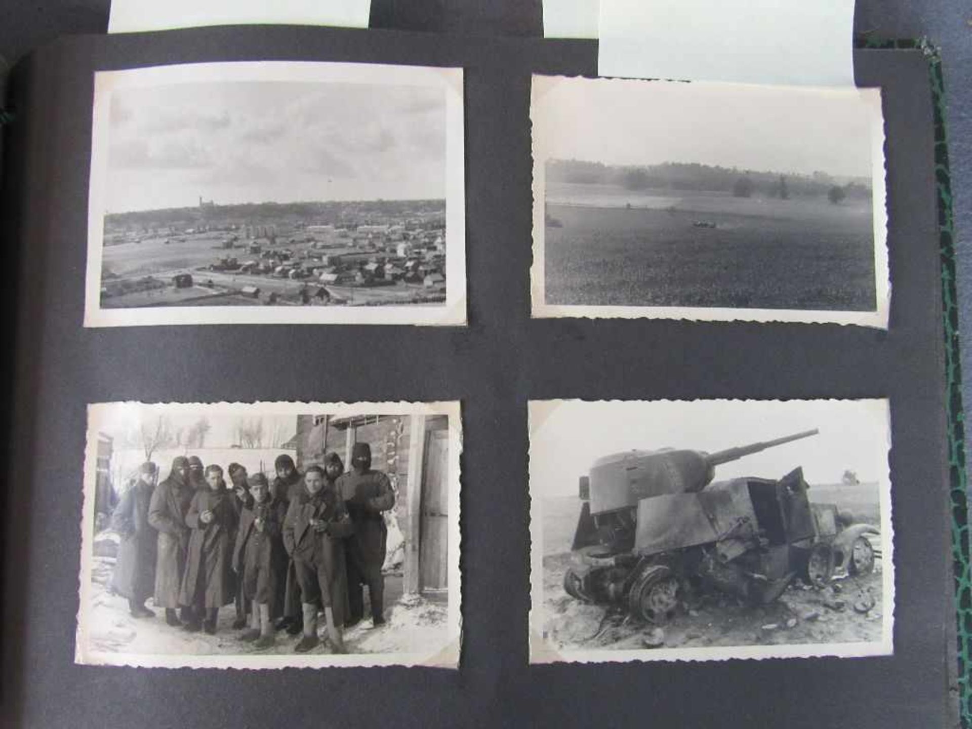 Fotoalbum, 2. WK, mindestens 160 Fotos, militärisch, Russlandfeldzug, viel Technik Abschüsse und - Image 9 of 13