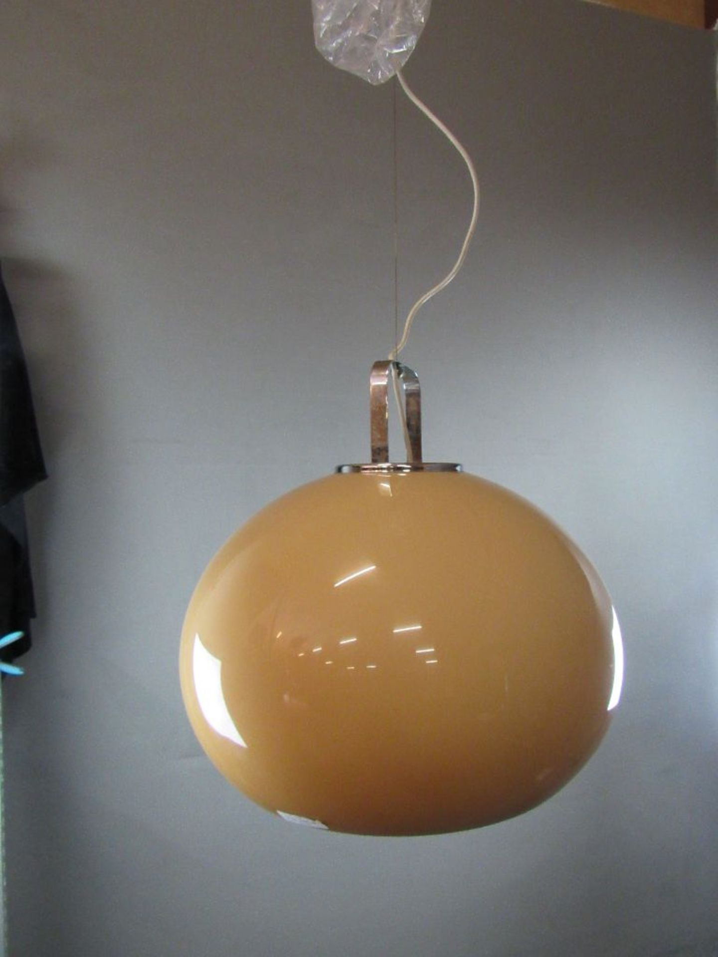 Space Age 70er Jahre Deckenlampe durchmesser 40cm funktionstüchtig- - -20.00 % buyer's premium on - Bild 2 aus 3