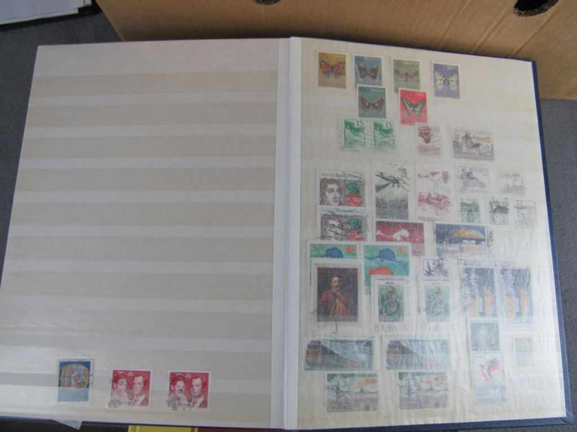 Konvolut Steckalben Briefmarken überwiegend leer ungeprüft und unsortiert- - -20.00 % buyer's - Bild 6 aus 6