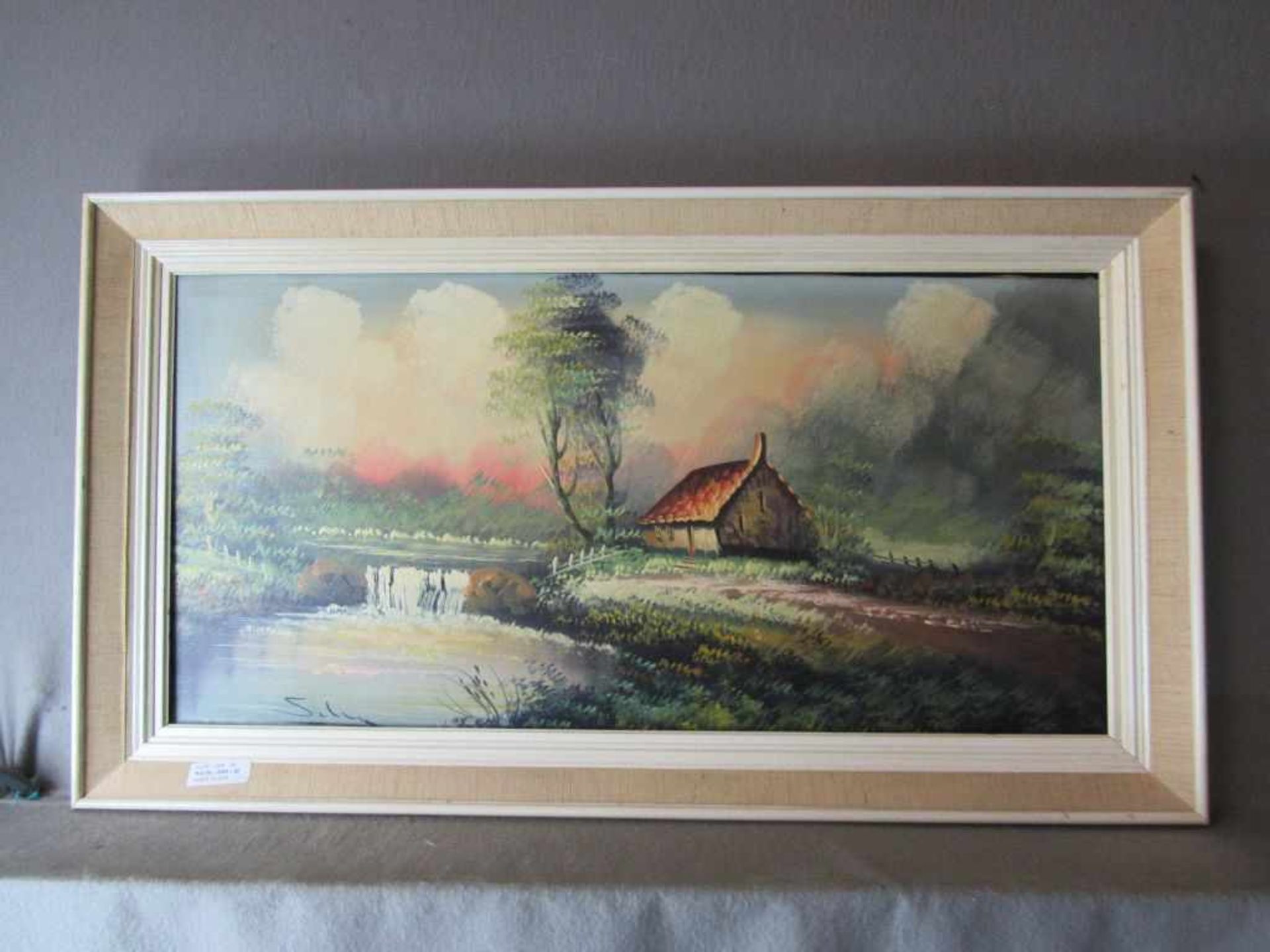 Ölgemälde Öl auf Leinwand 94x52cm- - -20.00 % buyer's premium on the hammer price19.00 % VAT on - Bild 2 aus 4