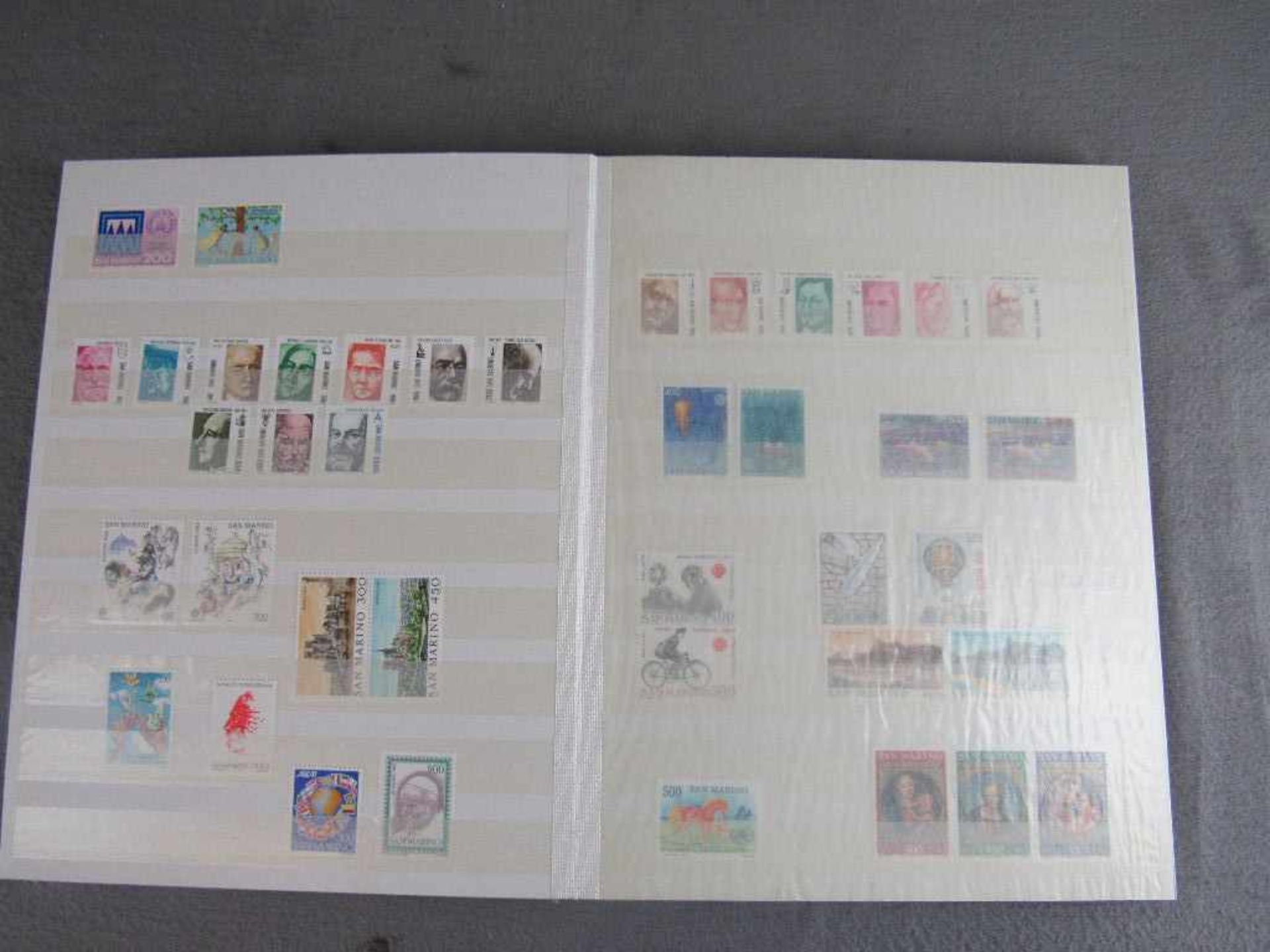 Konvolut von 13 Briefmarkenalben diverse Länder überwiegend Europa absolut ungeprüft und - Bild 2 aus 5